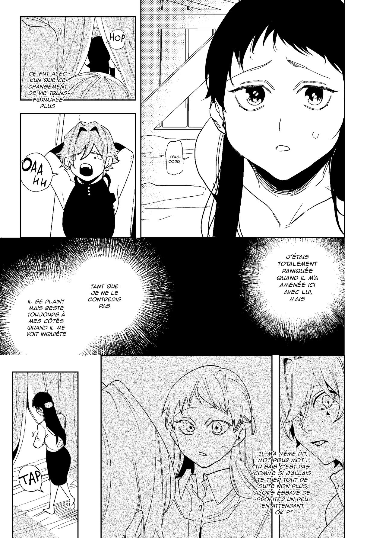 [Sakiccyo dake!(Horita ahan)] Isekai Trip Saki de Tasuketekureta noha, Hitogoroshi no Syounenn deshita. 3 | Le jeune garçon qui m'a sauvée quand j'ai trébuché dans un autre monde était un meurtrier. 3 [French] image number 11