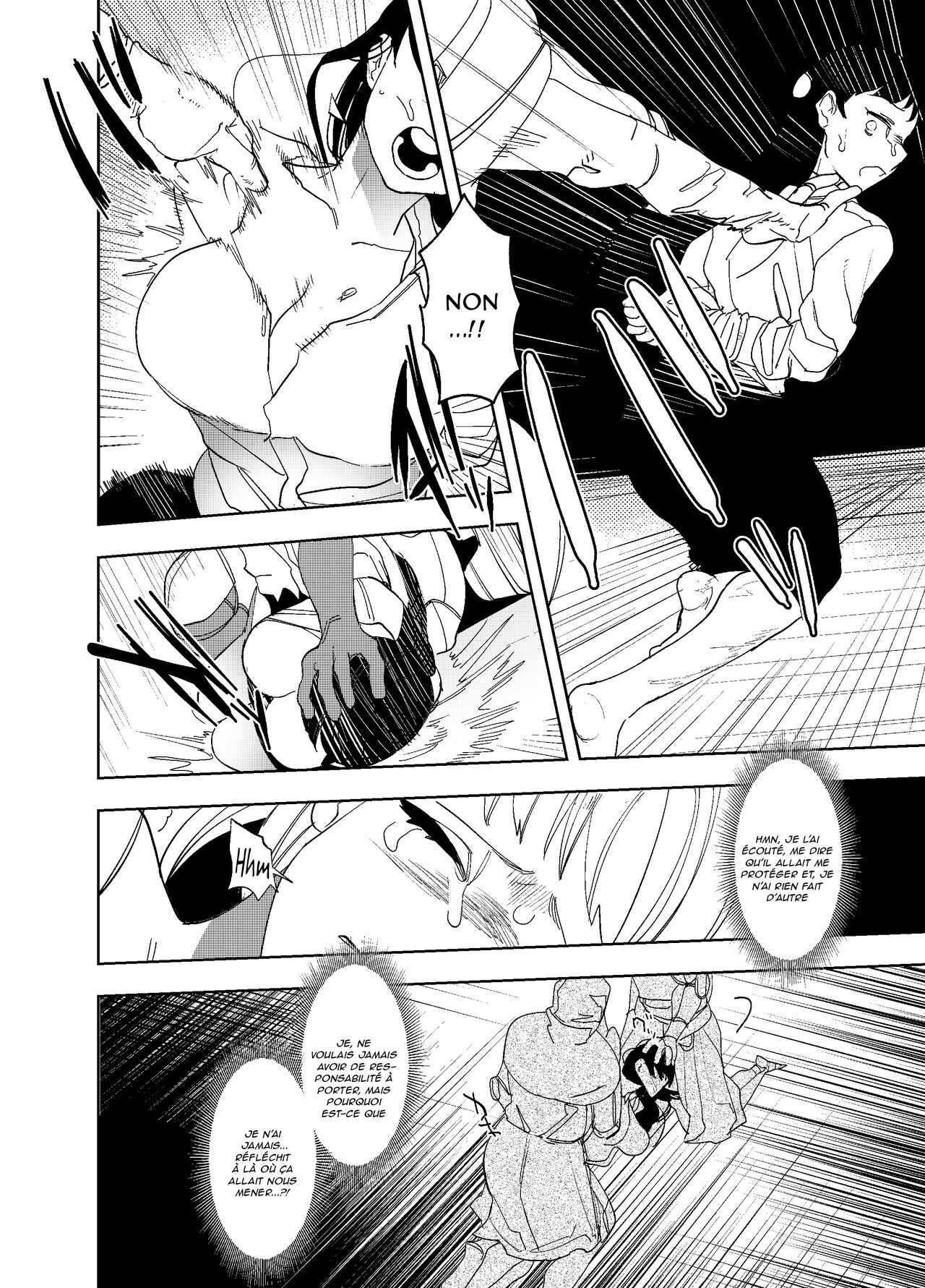 [Sakiccyo dake!(Horita ahan)] Isekai Trip Saki de Tasuketekureta noha, Hitogoroshi no Syounenn deshita. 3 | Le jeune garçon qui m'a sauvée quand j'ai trébuché dans un autre monde était un meurtrier. 3 [French] image number 47