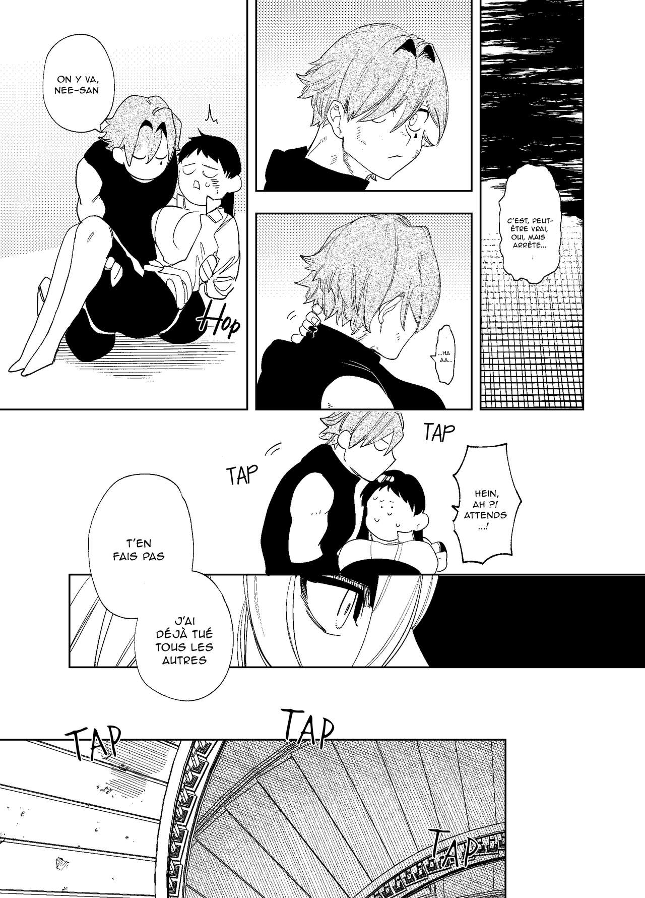 [Sakiccyo dake!(Horita ahan)] Isekai Trip Saki de Tasuketekureta noha, Hitogoroshi no Syounenn deshita. 3 | Le jeune garçon qui m'a sauvée quand j'ai trébuché dans un autre monde était un meurtrier. 3 [French] image number 57