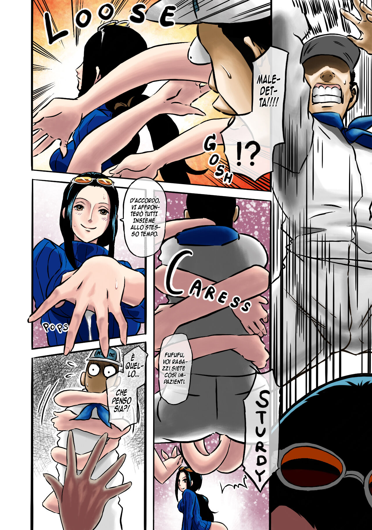 Omakebon WEB Ban [EROQUIS! (Butcha-U)]  (One Piece) [Italian] [Colorized and Blue eyes] [Decensored] image number 4
