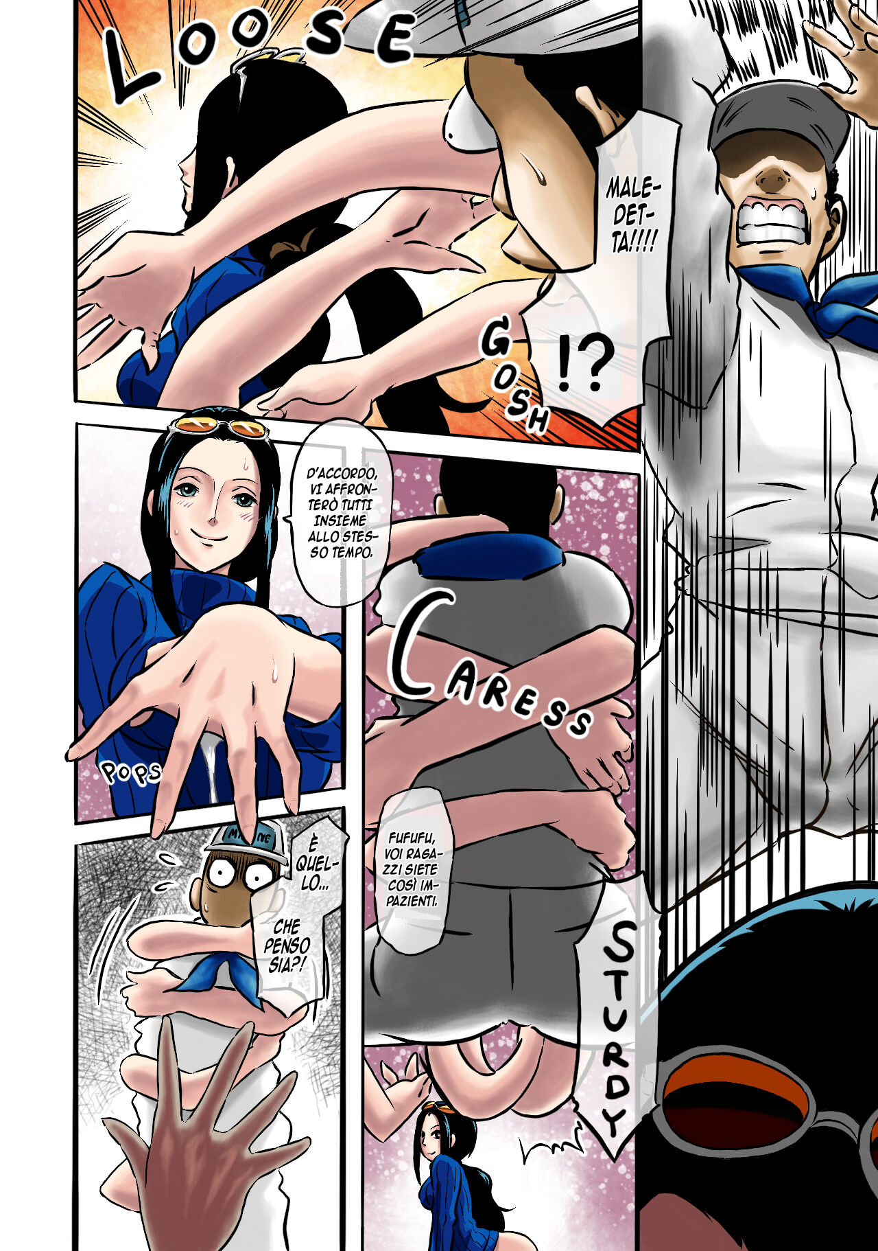 Omakebon WEB Ban [EROQUIS! (Butcha-U)]  (One Piece) [Italian] [Colorized and Blue eyes] [Decensored] image number 11