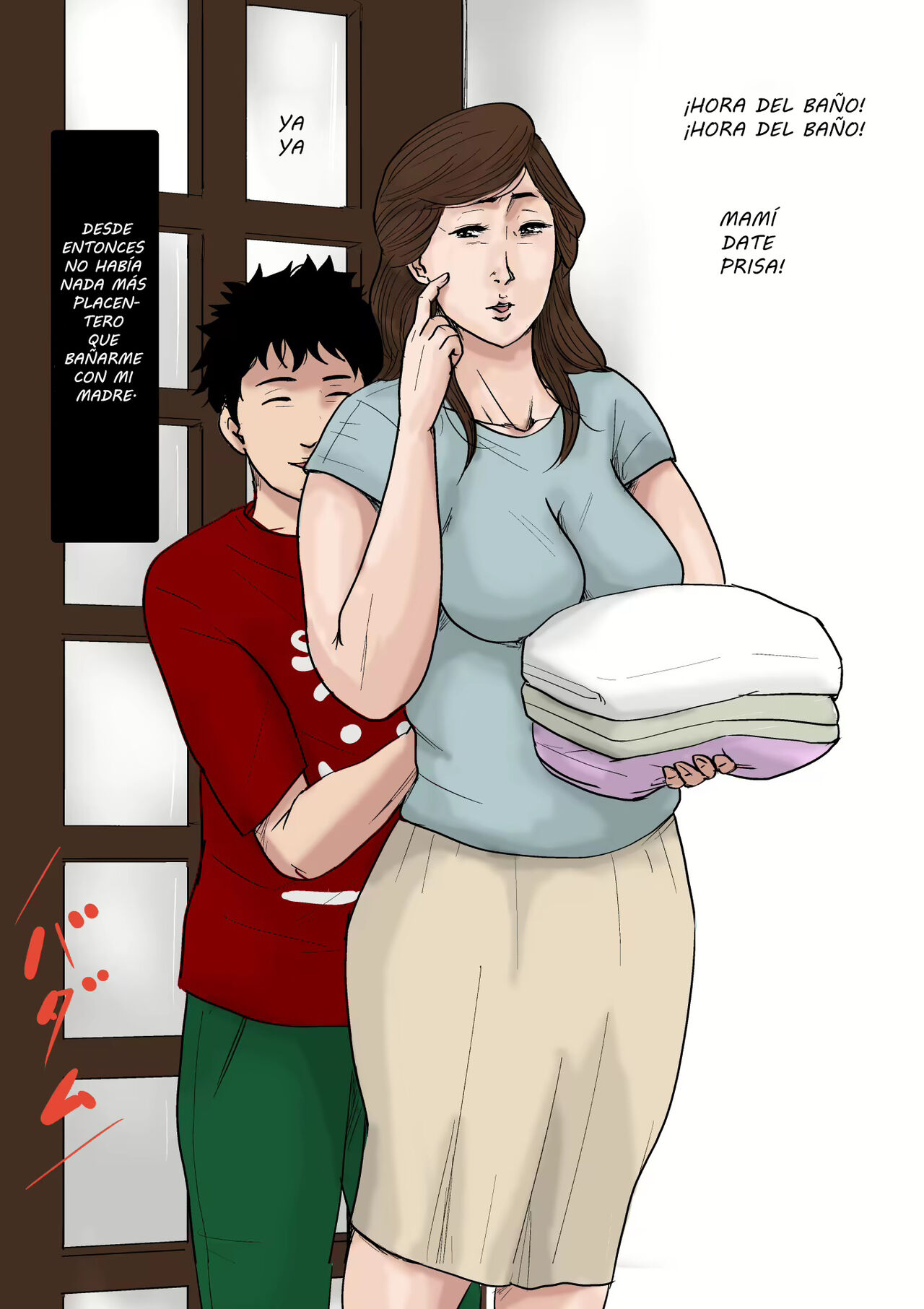 [Oozora Kaiko] Kaa-san to Ore no 20-nenshi ~Waga Ie no Kinshin Soukan Kaikoroku [Spanish] [Sigocha] image number 8