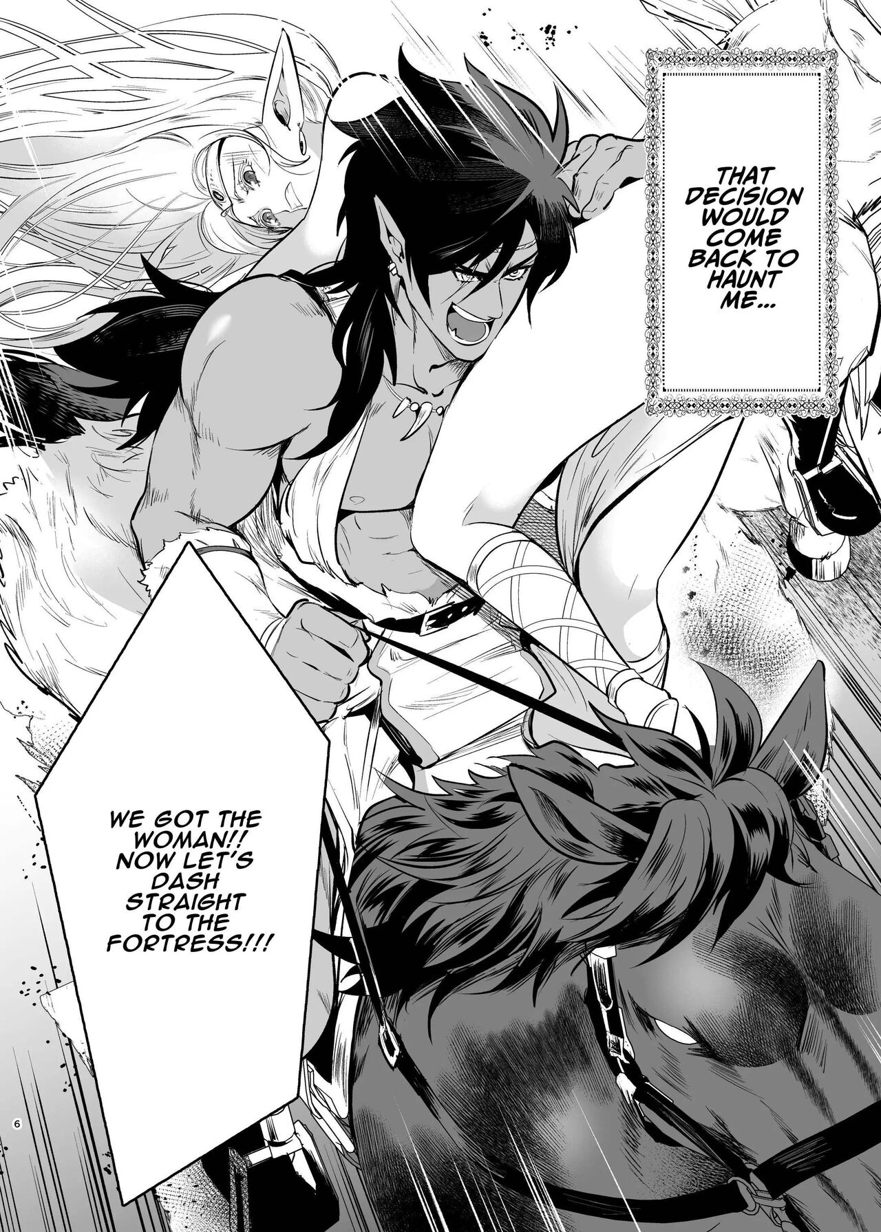 [Jewelry Box (Tamaki Nao)] Orc no Hanayome ~Saraware Elf wa Kairaku ni Ochiru~ | Orc Bride ~Abducted Elf Corrupted by Pleasure~ [English] image number 4