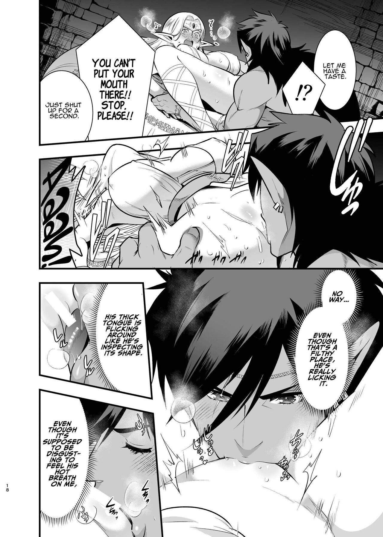 [Jewelry Box (Tamaki Nao)] Orc no Hanayome ~Saraware Elf wa Kairaku ni Ochiru~ | Orc Bride ~Abducted Elf Corrupted by Pleasure~ [English] image number 16