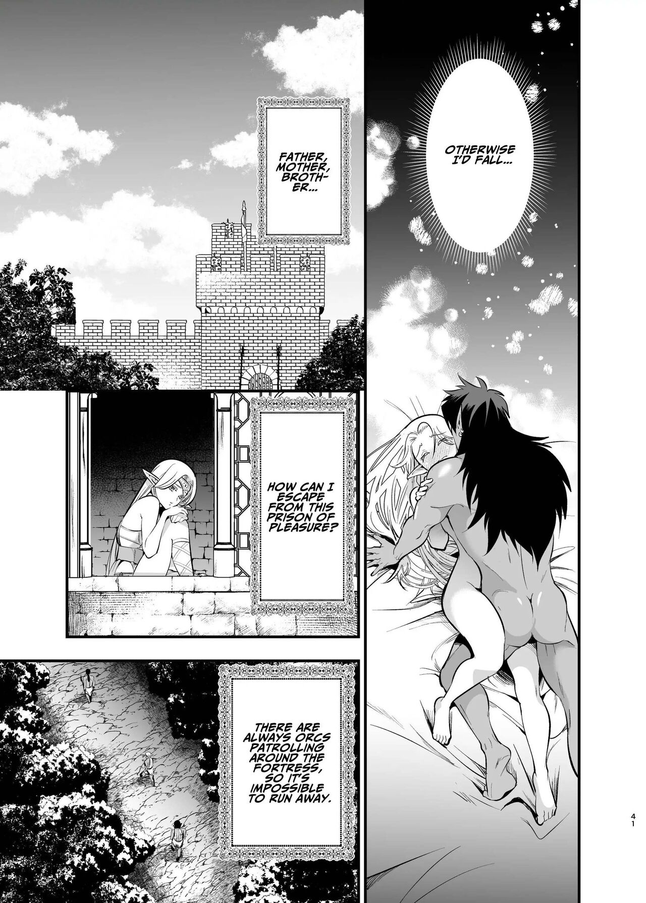 [Jewelry Box (Tamaki Nao)] Orc no Hanayome ~Saraware Elf wa Kairaku ni Ochiru~ | Orc Bride ~Abducted Elf Corrupted by Pleasure~ [English] image number 39