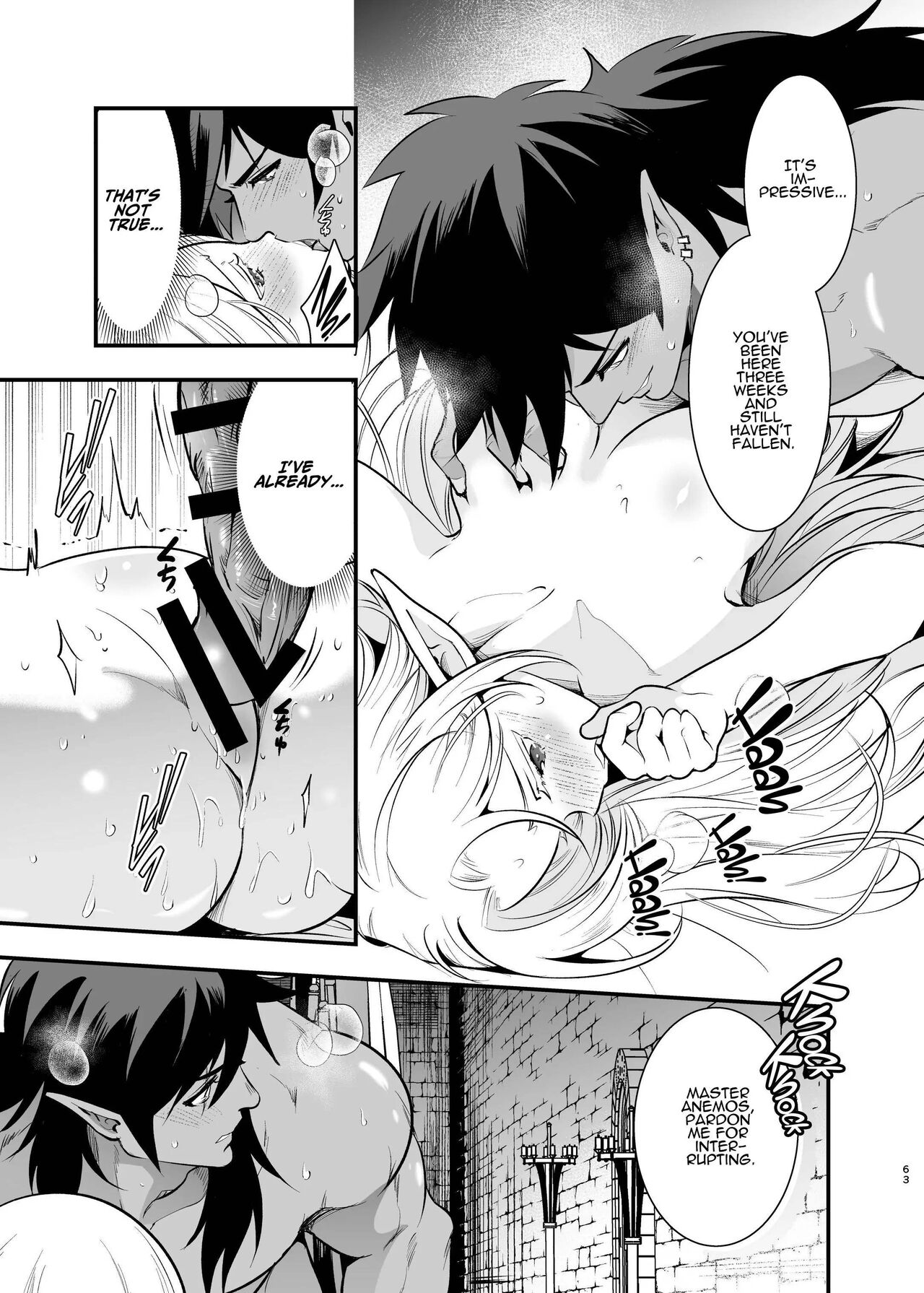 [Jewelry Box (Tamaki Nao)] Orc no Hanayome ~Saraware Elf wa Kairaku ni Ochiru~ | Orc Bride ~Abducted Elf Corrupted by Pleasure~ [English] image number 61