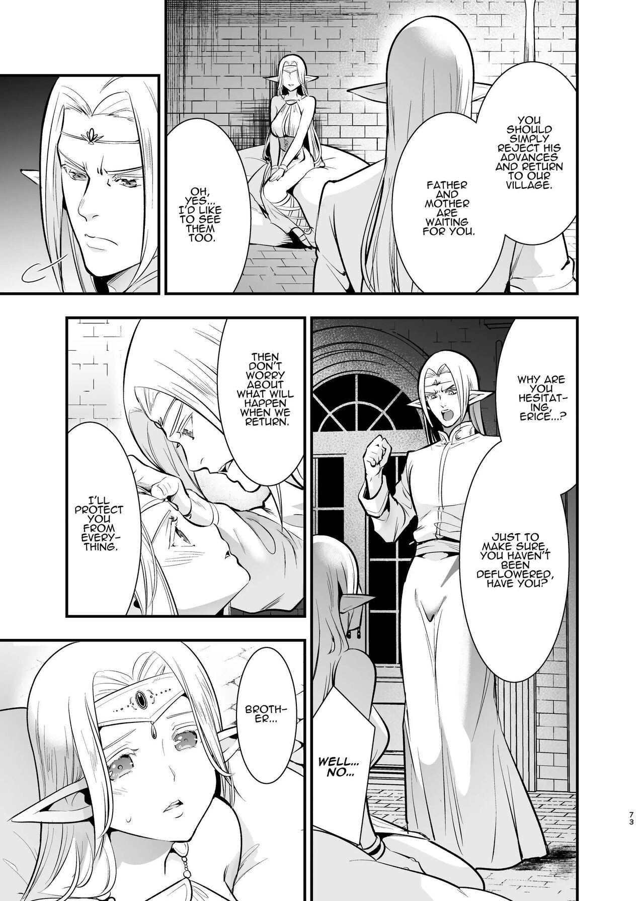 [Jewelry Box (Tamaki Nao)] Orc no Hanayome ~Saraware Elf wa Kairaku ni Ochiru~ | Orc Bride ~Abducted Elf Corrupted by Pleasure~ [English] image number 71