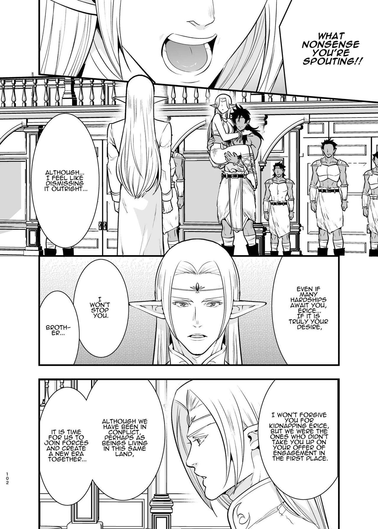 [Jewelry Box (Tamaki Nao)] Orc no Hanayome ~Saraware Elf wa Kairaku ni Ochiru~ | Orc Bride ~Abducted Elf Corrupted by Pleasure~ [English] image number 100