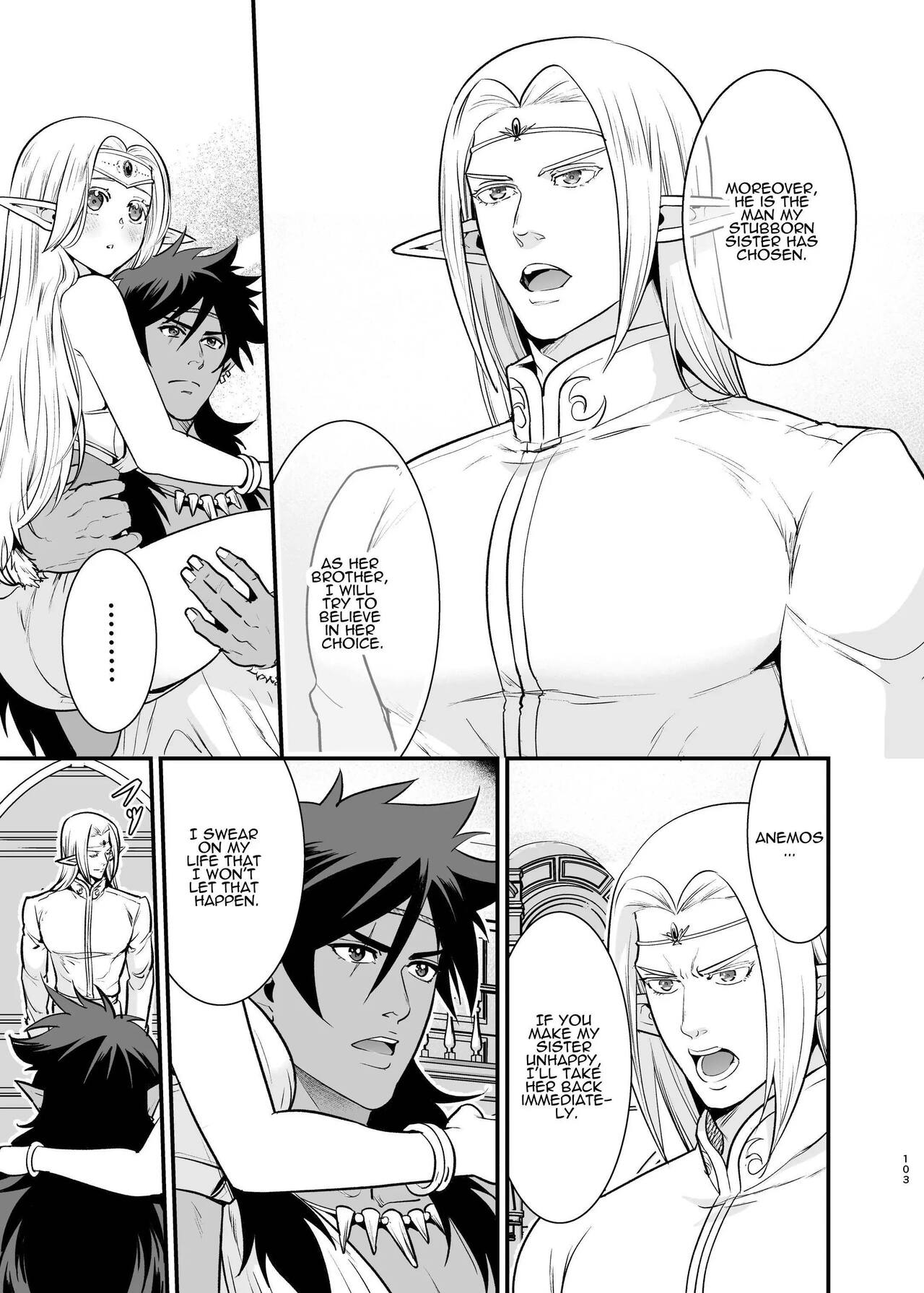 [Jewelry Box (Tamaki Nao)] Orc no Hanayome ~Saraware Elf wa Kairaku ni Ochiru~ | Orc Bride ~Abducted Elf Corrupted by Pleasure~ [English] image number 101