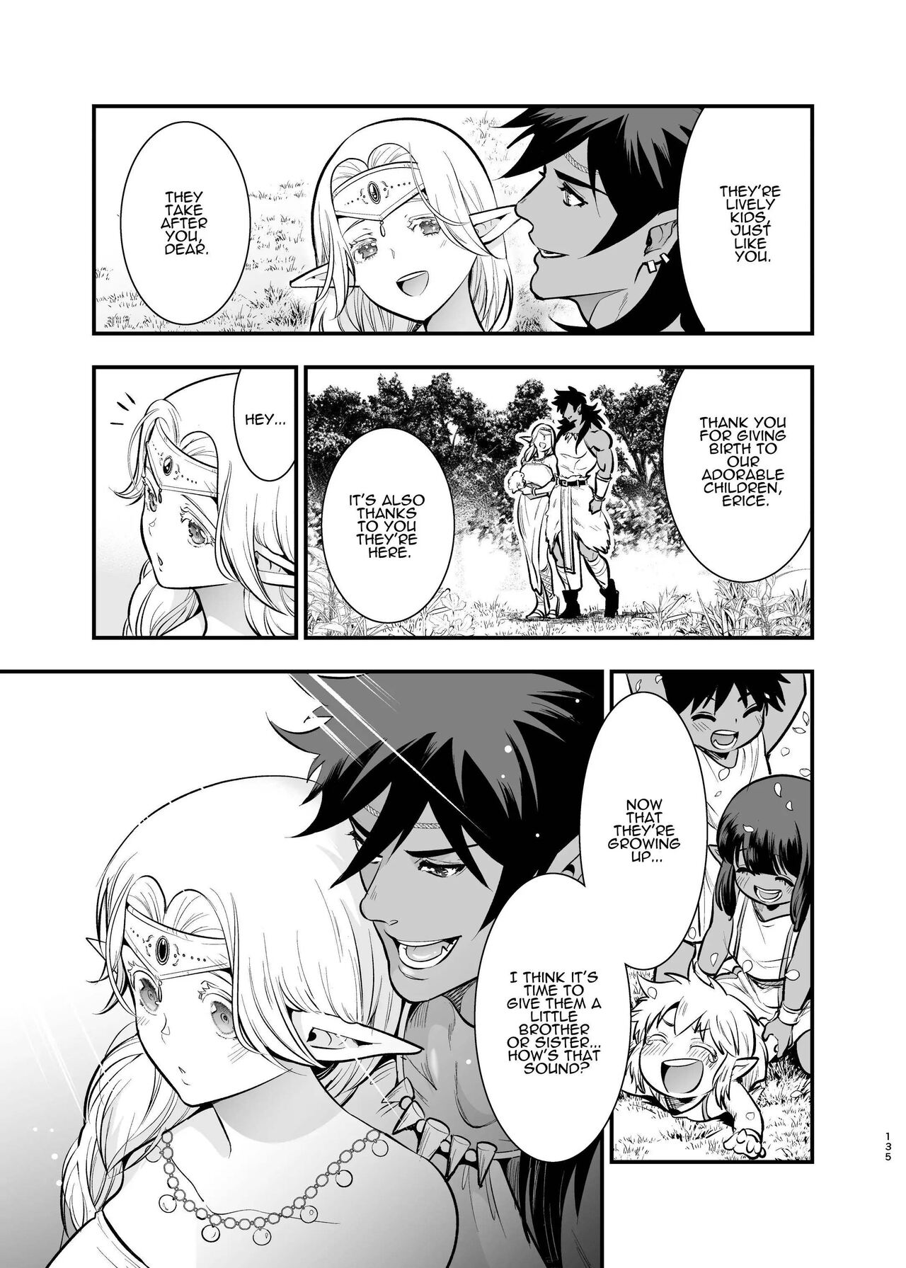 [Jewelry Box (Tamaki Nao)] Orc no Hanayome ~Saraware Elf wa Kairaku ni Ochiru~ | Orc Bride ~Abducted Elf Corrupted by Pleasure~ [English] image number 133