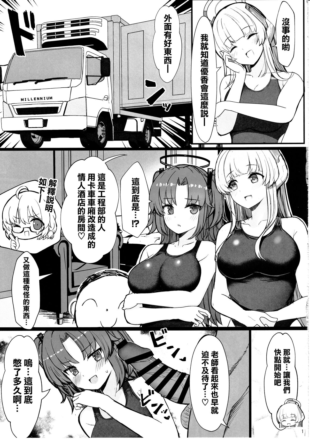 (C102) [Vivido (Kumasaku Tamizou)] Seminar no Dosukebe Pakopako Natsuyasumi! (Blue Archive) [Chinese] [空気系☆漢化] image number 11