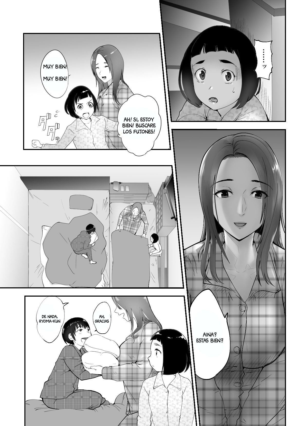 [Pink Sakuhin Okiba (Pink Taro)] Osananajimi ga Mama to Yatte Imasu. [Spanish] [Anything Scan] image number 25