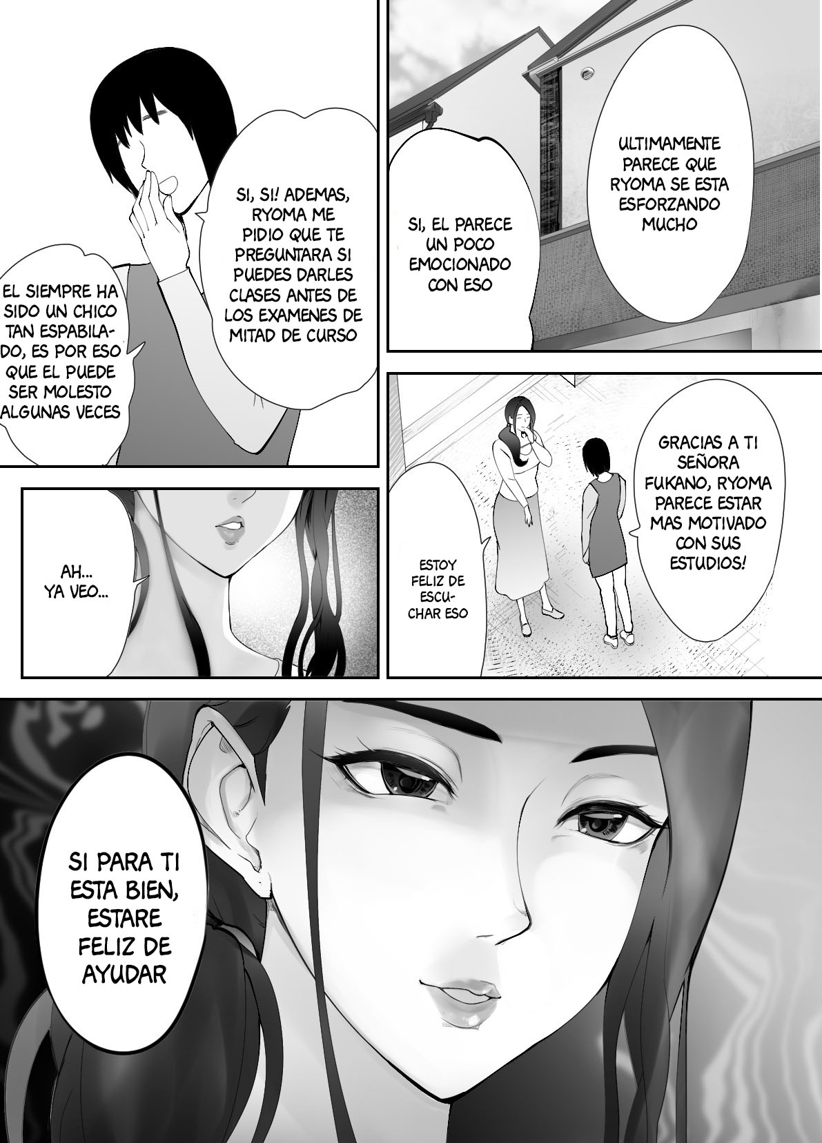 [Pink Sakuhin Okiba (Pink Taro)] Osananajimi ga Mama to Yatte Imasu. 3 [Spanish] [Anything Scan] image number 38