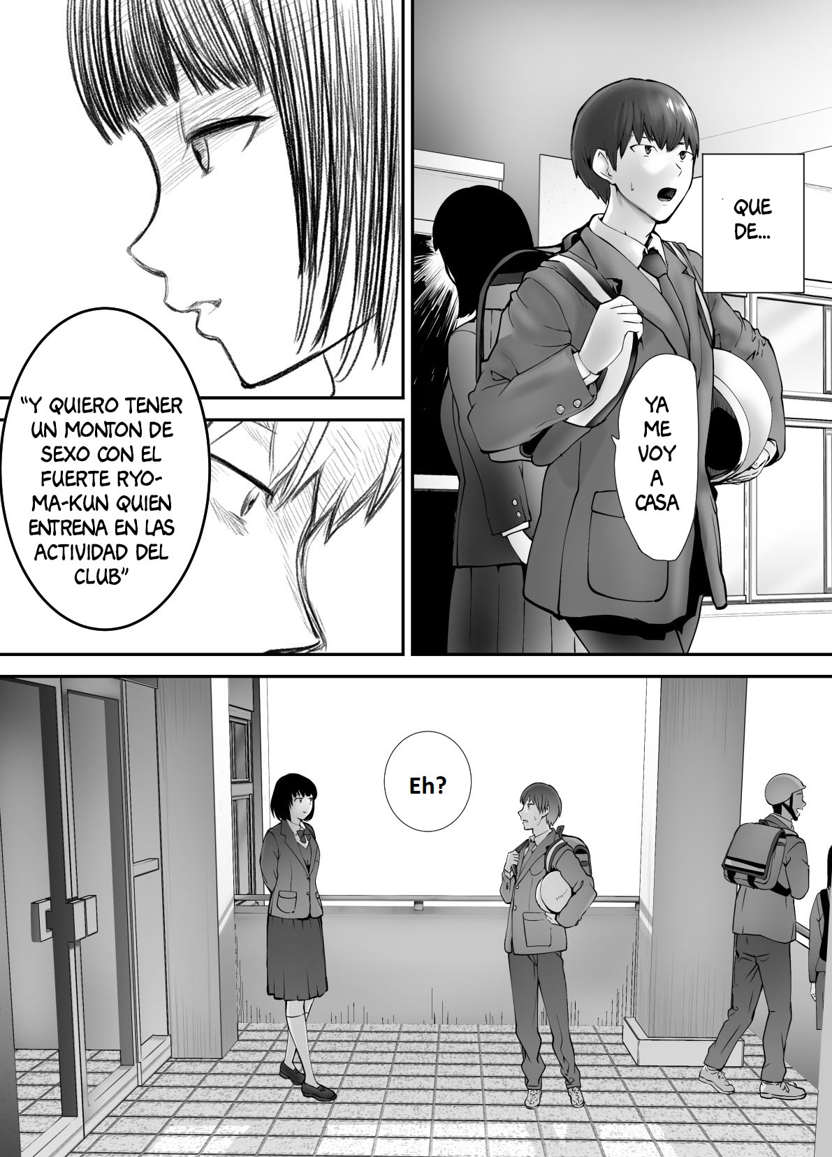 [Pink Sakuhin Okiba (Pink Taro)] Osananajimi ga Mama to Yatte Imasu. 3 [Spanish] [Anything Scan] image number 50