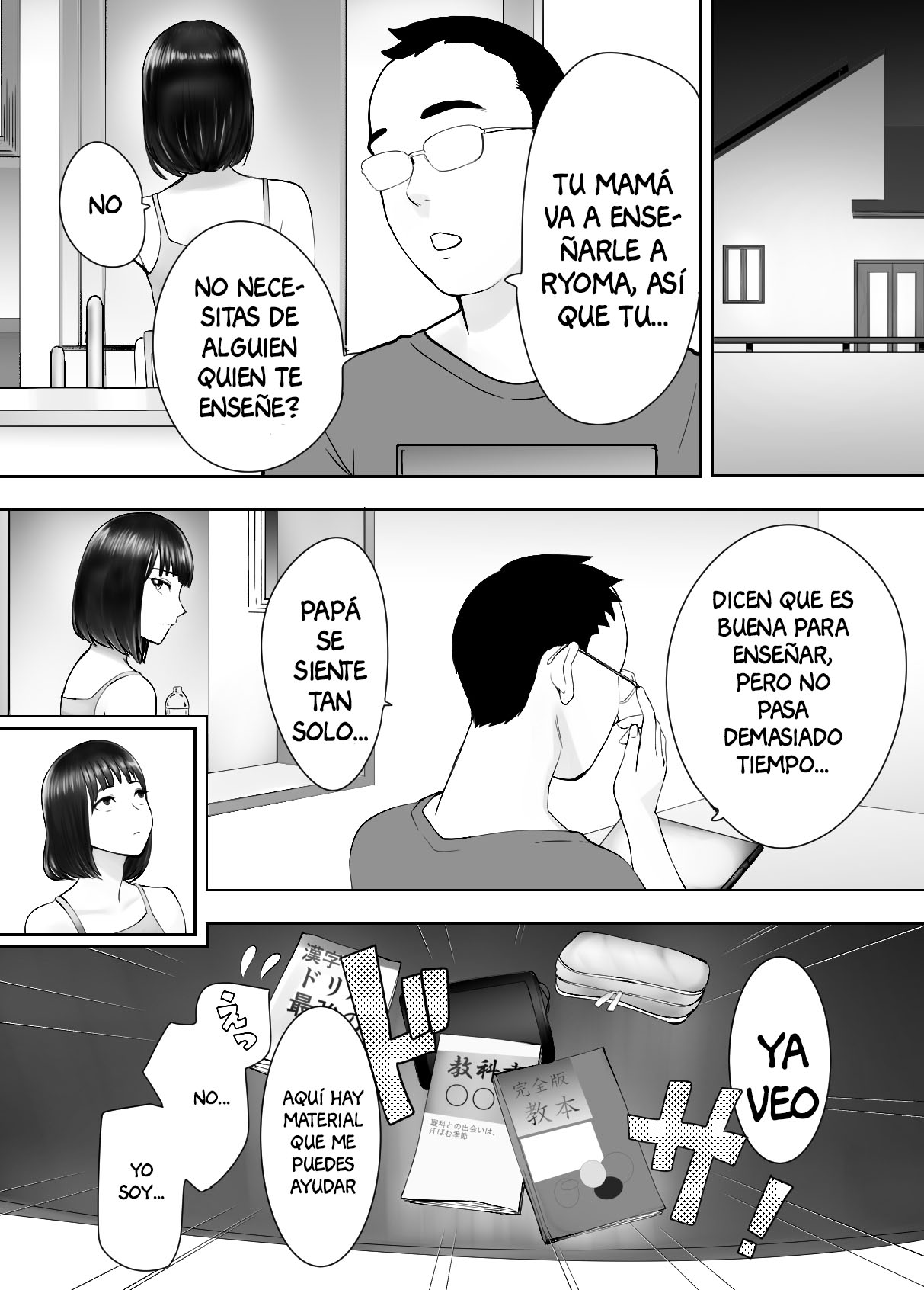 [Pink Sakuhin Okiba (Pink Taro)] Osananajimi ga Mama to Yatte Imasu. 4 [Spanish] [Anything Scan] image number 69