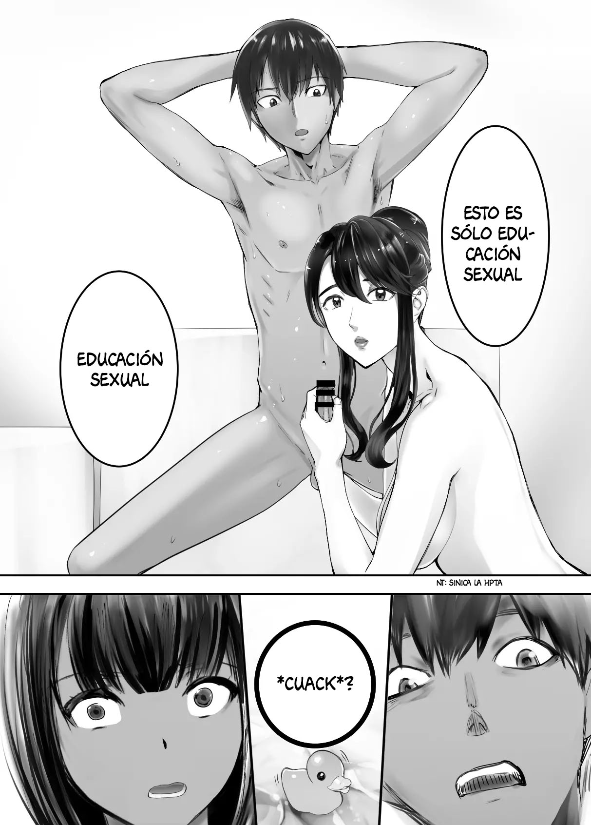 [Pink Sakuhin Okiba (Pink Taro)] Osananajimi ga Mama to Yatte Imasu. 7 [Spanish] [Anything Scan] Bildnummer 3