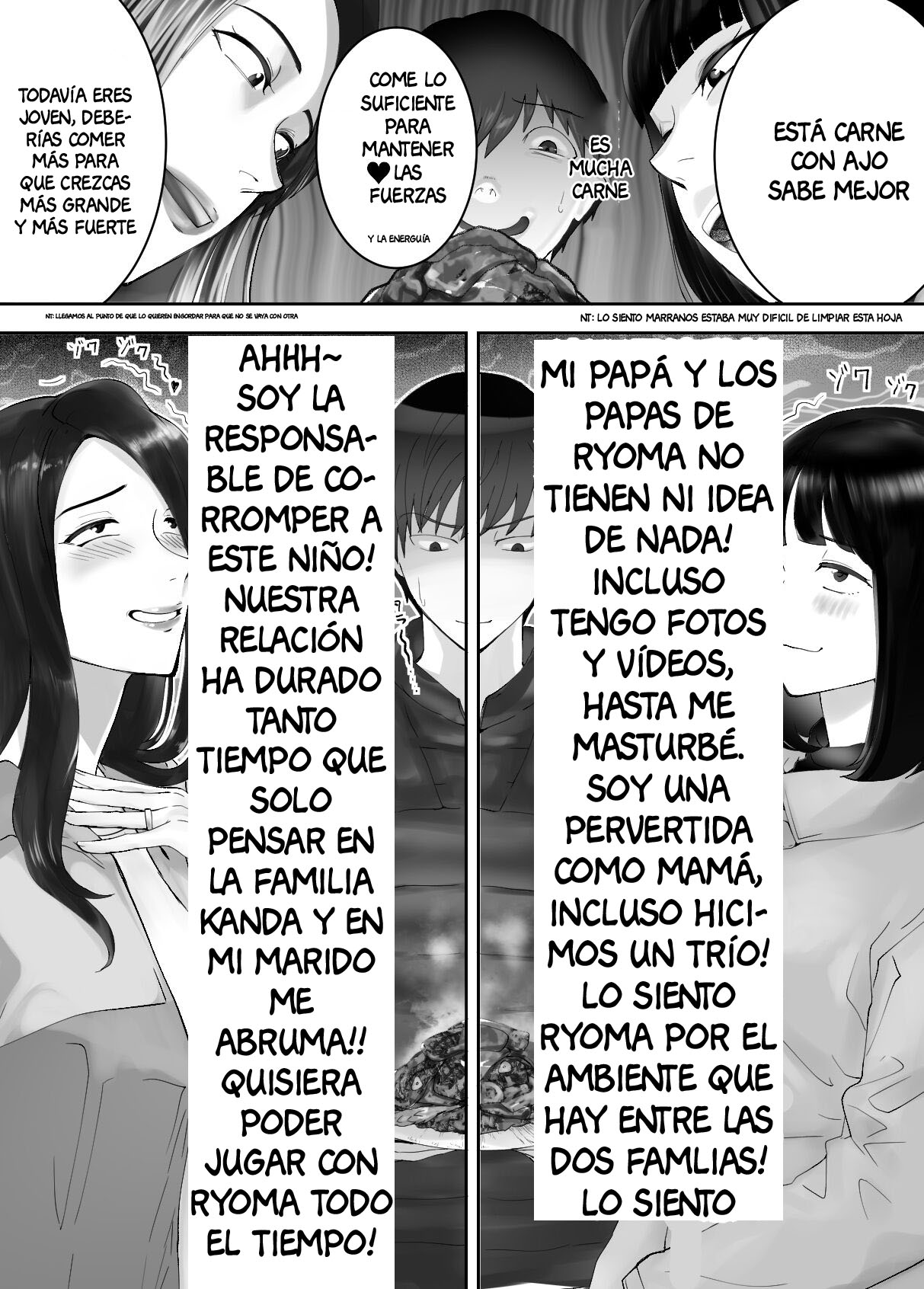 [Pink Sakuhin Okiba (Pink Taro)] Osananajimi ga Mama to Yatte Imasu. 8 [Spanish] [Anything Scan] image number 64