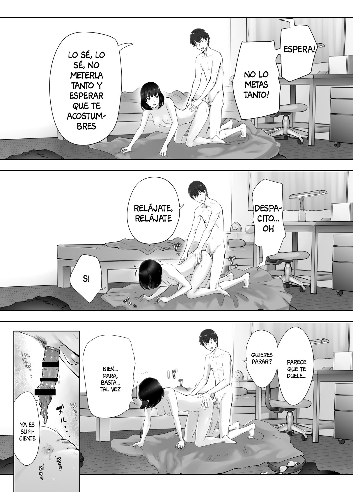 [Pink Sakuhin Okiba (Pink Taro)] Osananajimi ga Mama to Yatte Imasu. 9 [Spanish] [Anything Scan] 画像番号 50