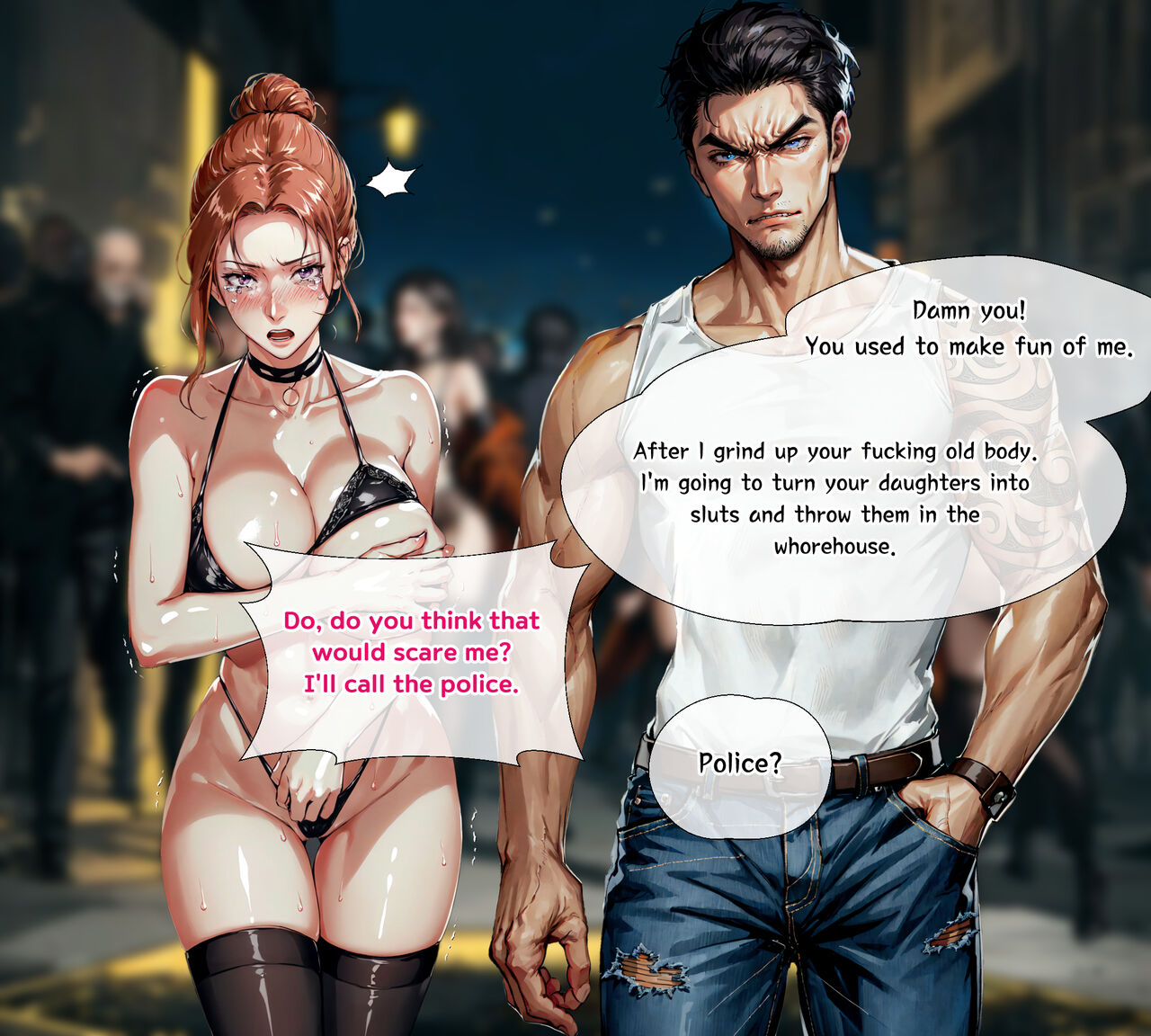 [コノバロフ] A married woman who is trampled somewhere: Chapter 5 [English] [AI Generated] 画像番号 15