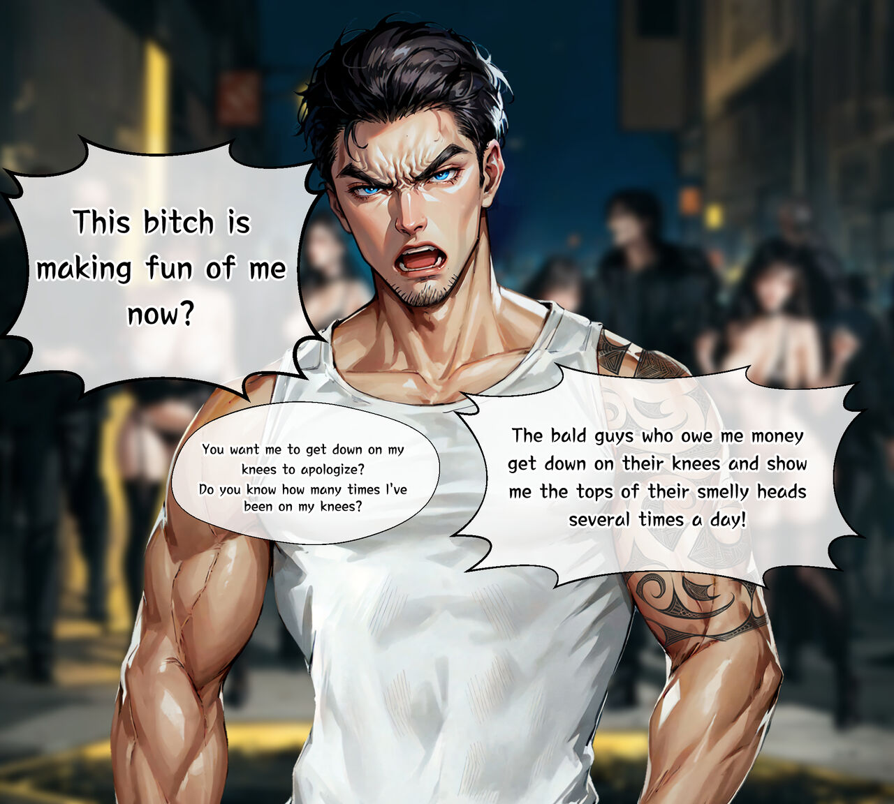 [コノバロフ] A married woman who is trampled somewhere: Chapter 6 [English] [AI Generated] изображение № 6