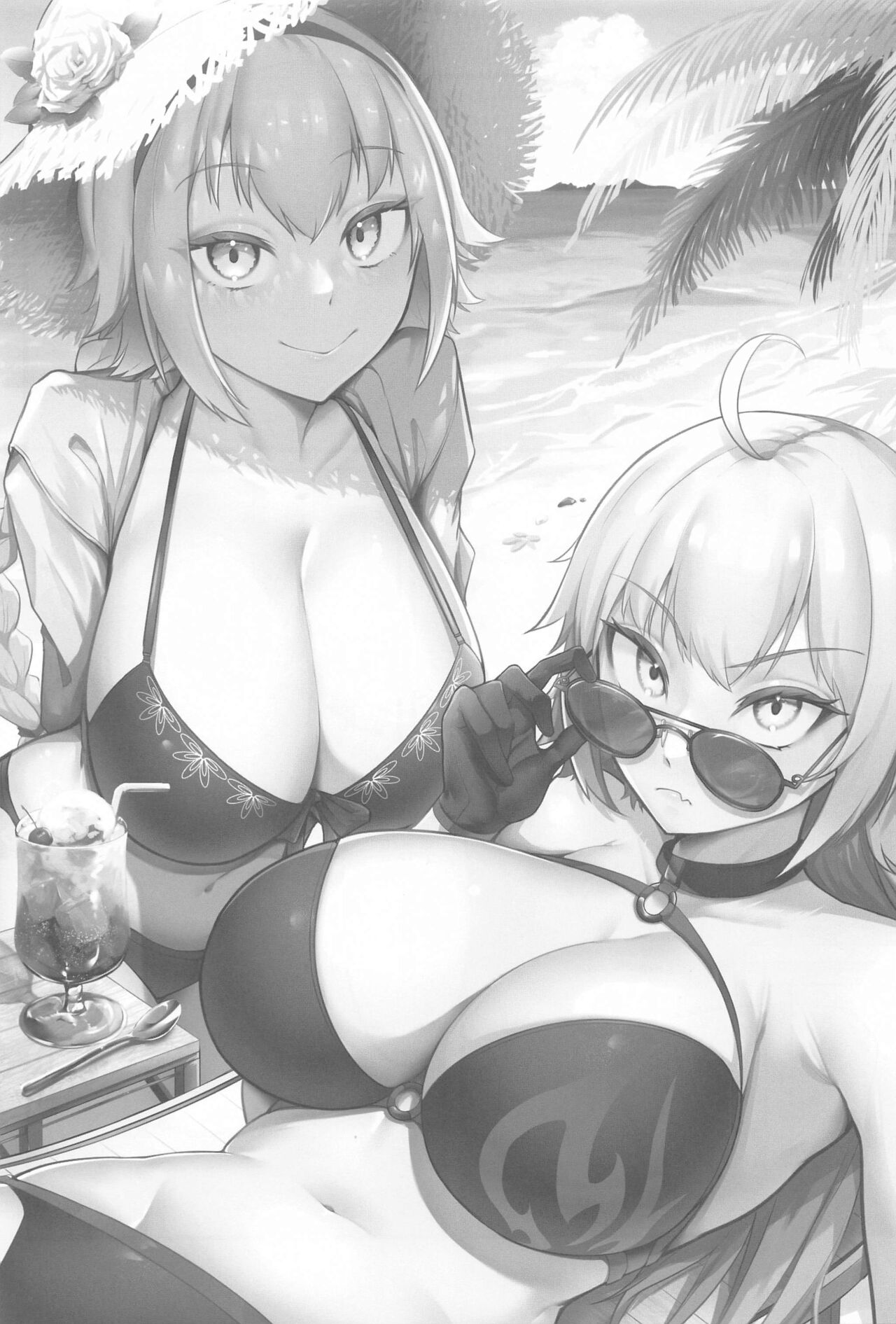 (C102) [Enryuu Dou (Enryuu)] Chaldea Dosukebe Massage-bu  - Chaldea lewdness massage club Jeanne & Jeanne Alter ed. (Fate/Grand Order) 画像番号 2