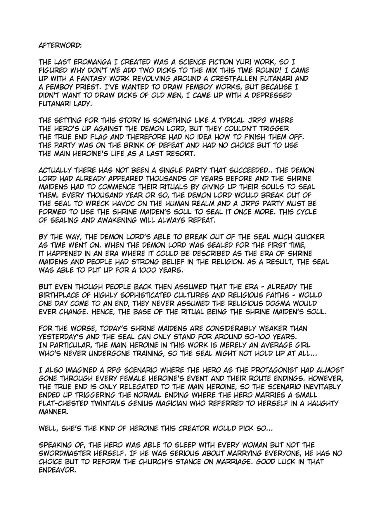 [Boukensha C] Crestfallen Futanari x Femboy Priest: Prepare to Cum Edition [English] [Digital] numero di immagine  39