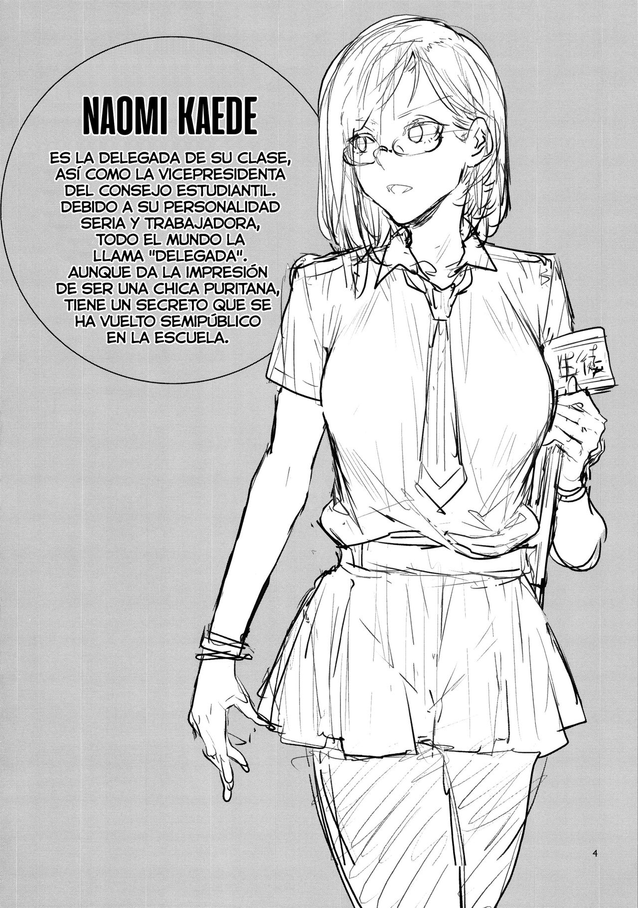 (C94) [Alice no Takarabako (Mizuryu Kei)] Naomi Kaede wa Majime de Sukebe | Naomi Kaede es una puta seria [Spanish] [NTINFS] image number 3