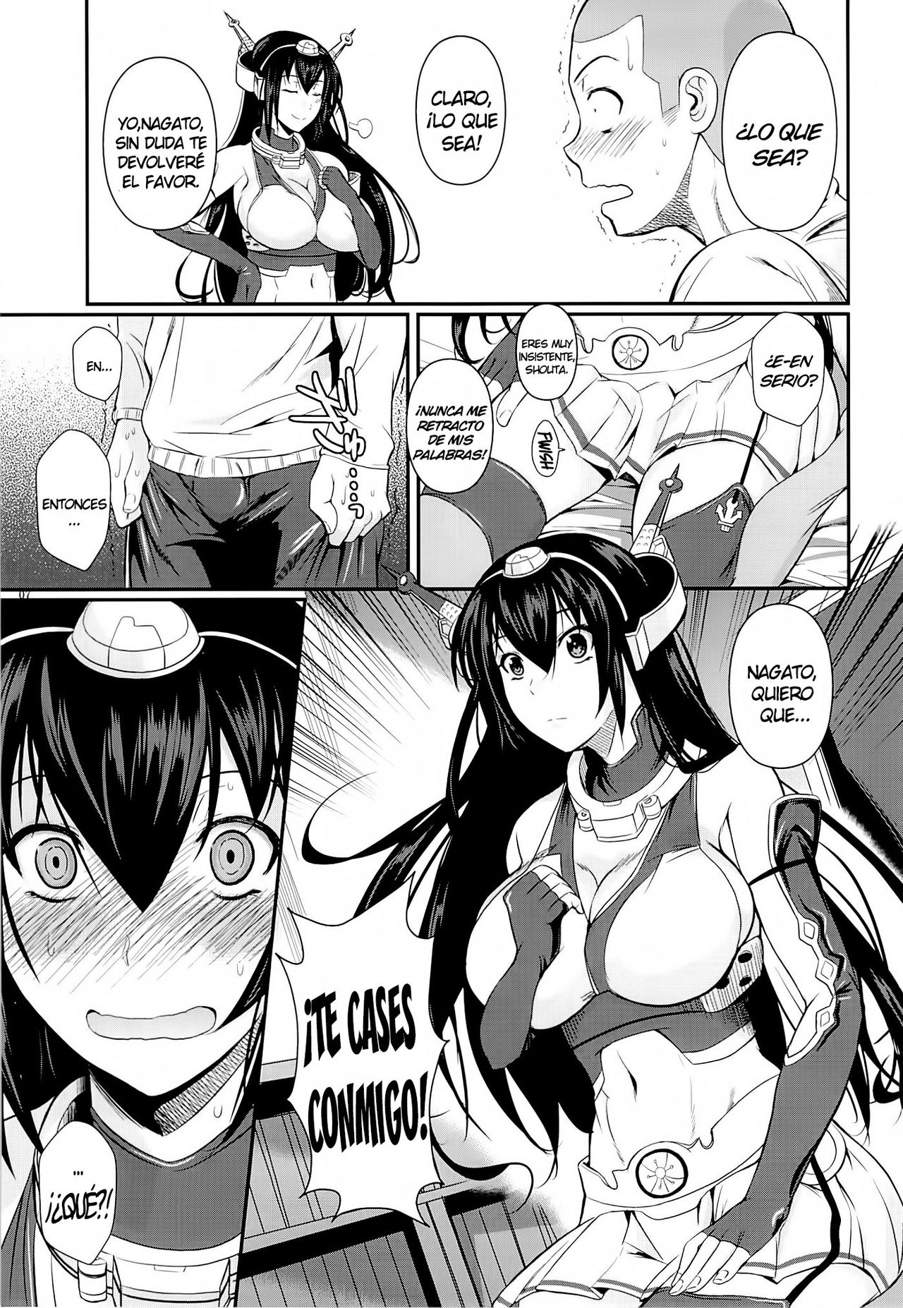 (C85) [Shoot the Moon (Fuetakishi)] Nagato Drops (Kantai Collection -KanColle-) [Spanish] [NTINFS] 이미지 번호 7