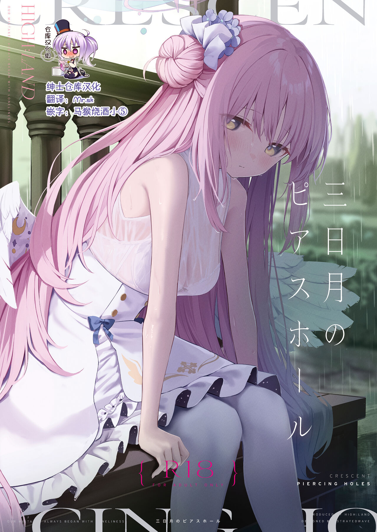 [HIGH:LAND (Takashima Shoa)] Mikazuki no Pierce Hole - Pierce Hole of The Cresent Moon (Blue Archive) [Chinese] [绅士仓库汉化] [Digital] numero di immagine  1