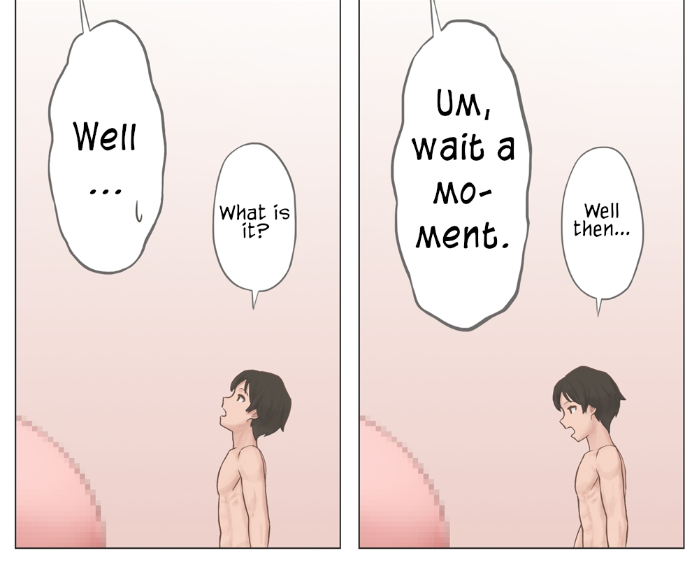 [Mizuno] Kyodai Futanari Oneesan no Ochinchin Aite ni Ganbaru | Doing My Best to Deal With the Giant Futanari Onee-san’s Penis [English] image number 3