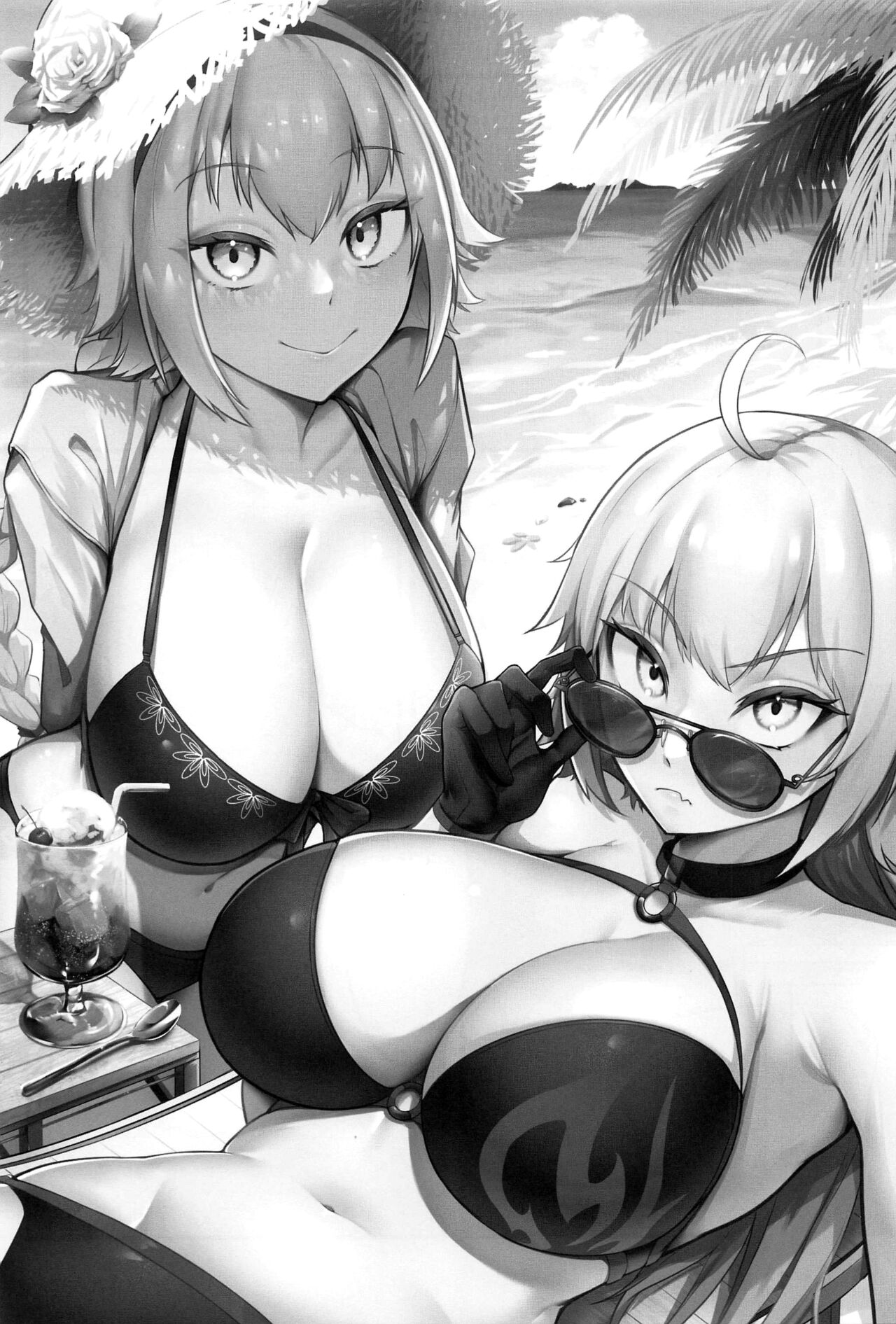 (C102) [Enryuu Dou (Enryuu)] Chaldea Dosukebe Massage-bu - Chaldea lewdness massage club Jeanne & Jeanne Alter ed. (Fate/Grand Order) [Chinese] [黑锅汉化组] image number 3