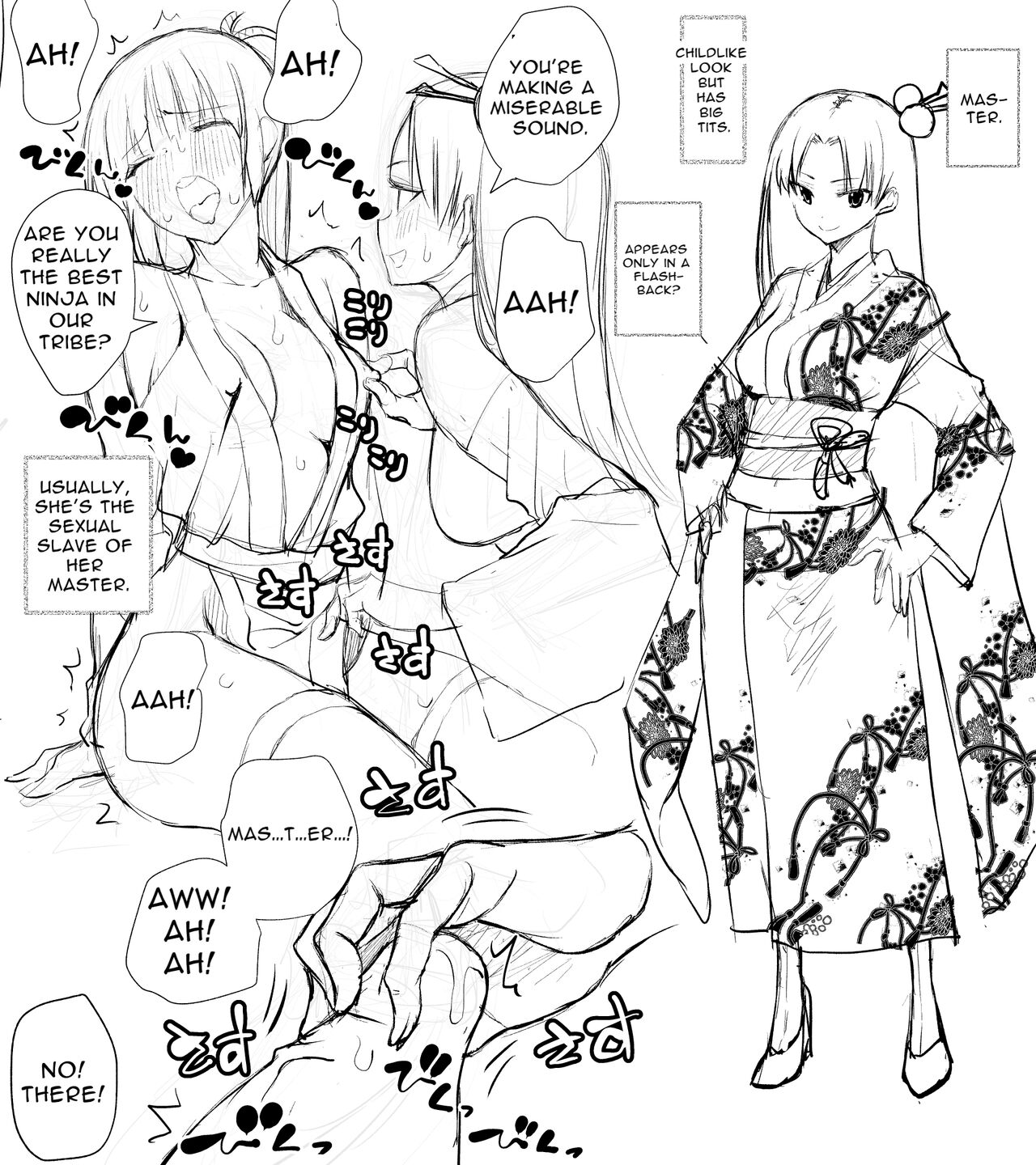 [Kimura Rongaku] Kunoichin | Ninja Dickgirl 1 [English] [Solid Rose] 이미지 번호 60