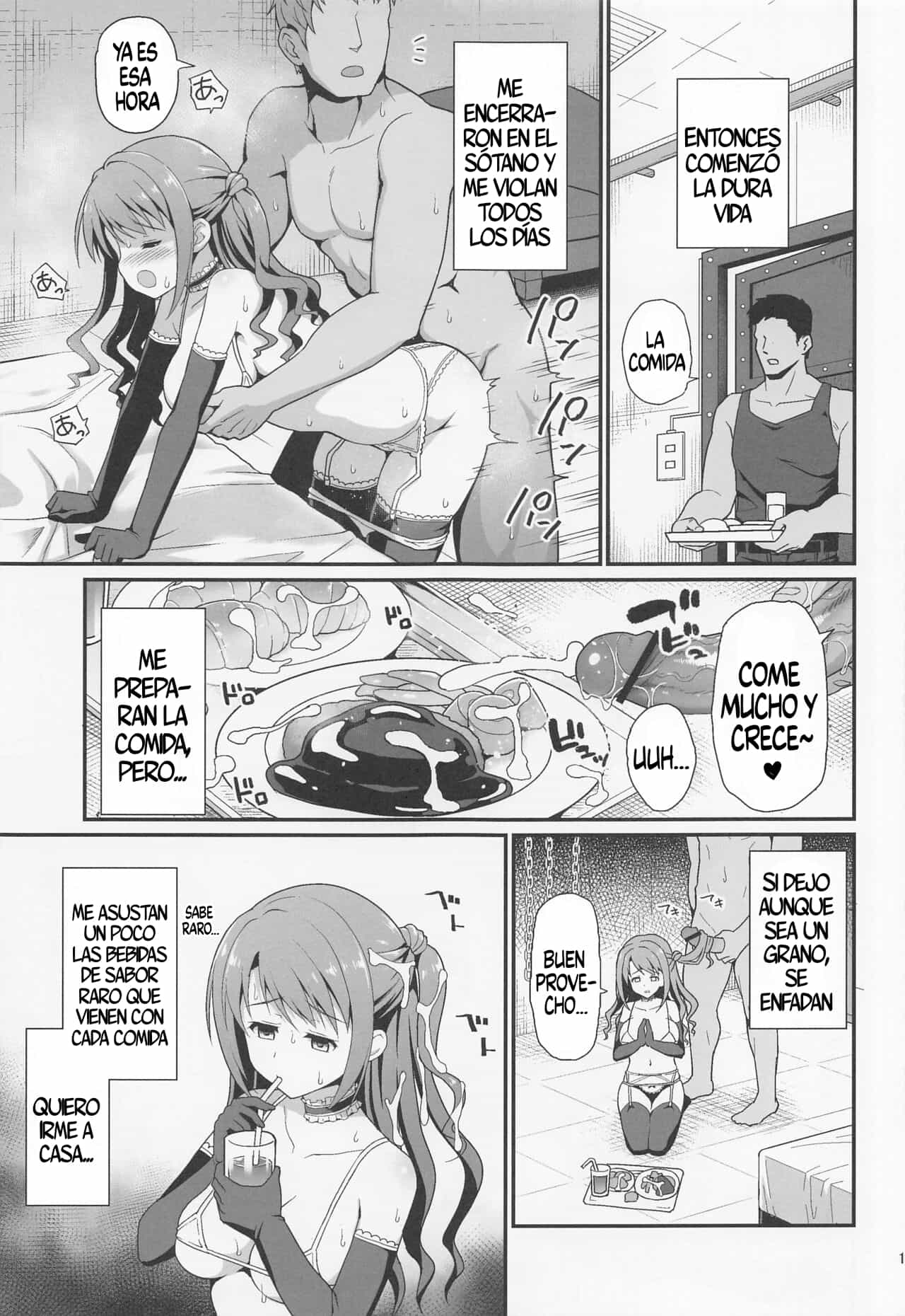 [Haniya (Hanini)] Kankin Idol (THE IDOLM@STER CINDERELLA GIRLS) [Spanish] image number 16