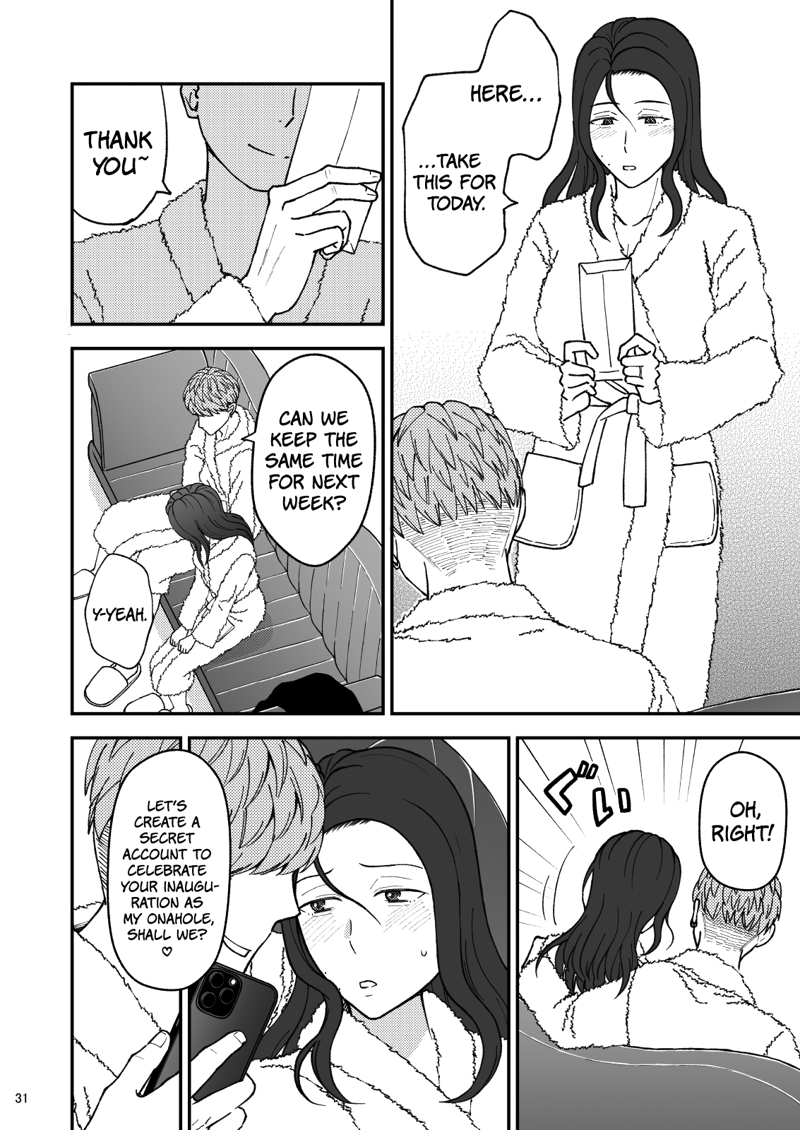 [Arubain] Sabishii Haha no Nagusamekata ~ Watashi o Onaho ni Shite Kudasai 1 | How to Comfort a Lonely Mother – Please Make Me Your Onahole 1 [English] [Sonarin迫] 画像番号 31