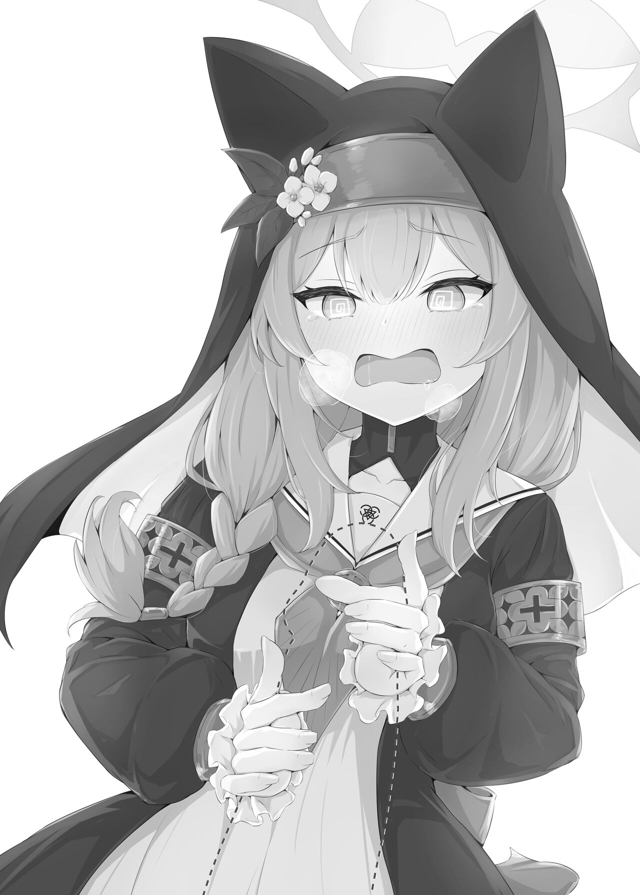 [Fluid Liquid (Nukui Ajishio)] Mari ga Sensei no Gorippa-sama o Ukkari Mite Shimatta Kekka...! (Blue Archive) [Digital] [Chinese] [白杨汉化组] Bildnummer 2