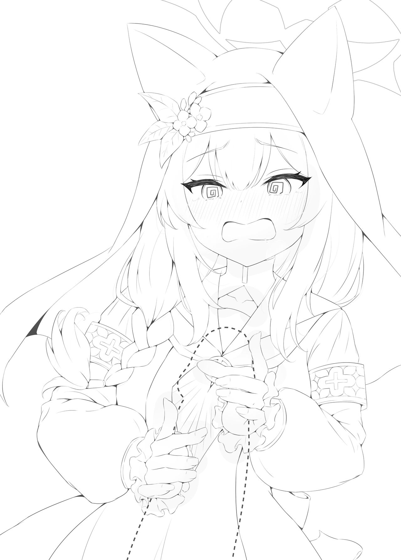 [Fluid Liquid (Nukui Ajishio)] Mari ga Sensei no Gorippa-sama o Ukkari Mite Shimatta Kekka...! (Blue Archive) [Digital] [Chinese] [白杨汉化组] Bildnummer 19