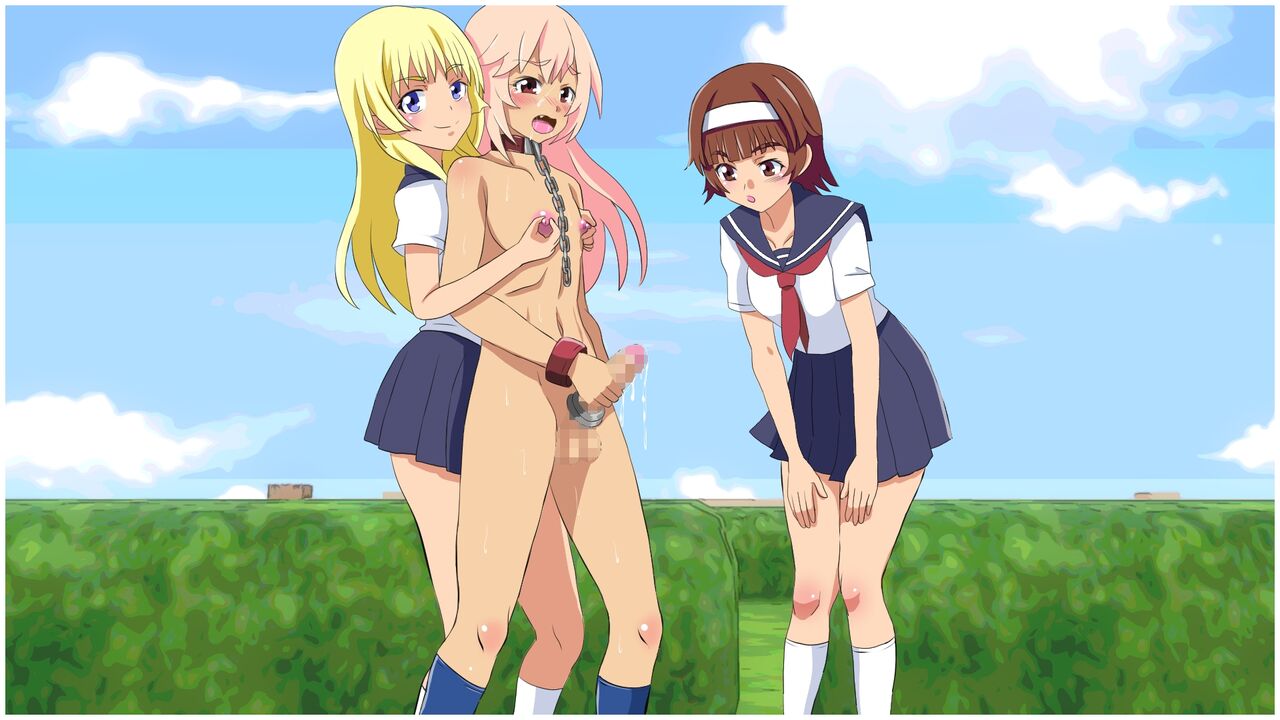 [amyu re xtu to] tyoukyou syasin wo mi nagara osyaberi suru zyosi tati Bildnummer 131