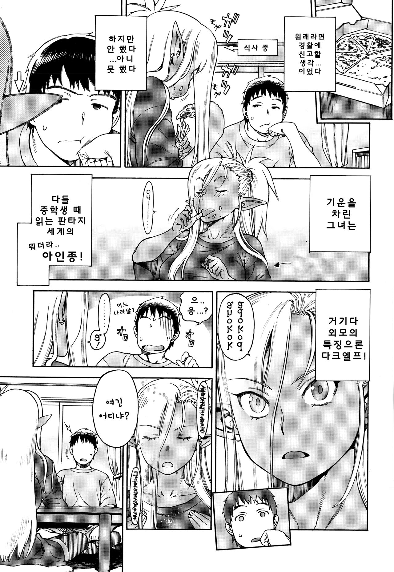 [Hidiri Rei] Ore no Yome ga Dark Elf na Ken | 내 다크 엘프 아내의 경우 (COMIC X-EROS #25) [Korean] 图片编号 6