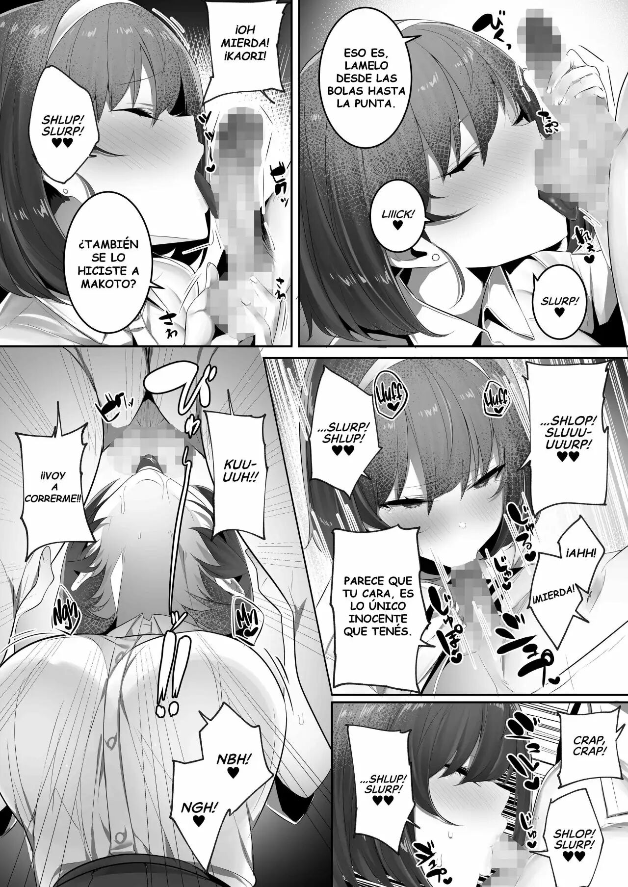 [Ofuton de Suyaa (Mitsudoue)] Kareshi Mochi no Kyonyuu Osananajimi o NTR Nakadashi Suru Hon [Spanish] [H-Doujin Translations] image number 16