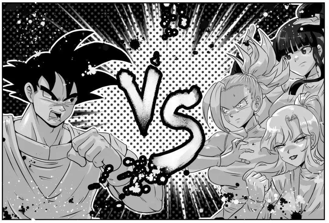 [ogi_sifer] Goku vs three Chichi Bildnummer 1