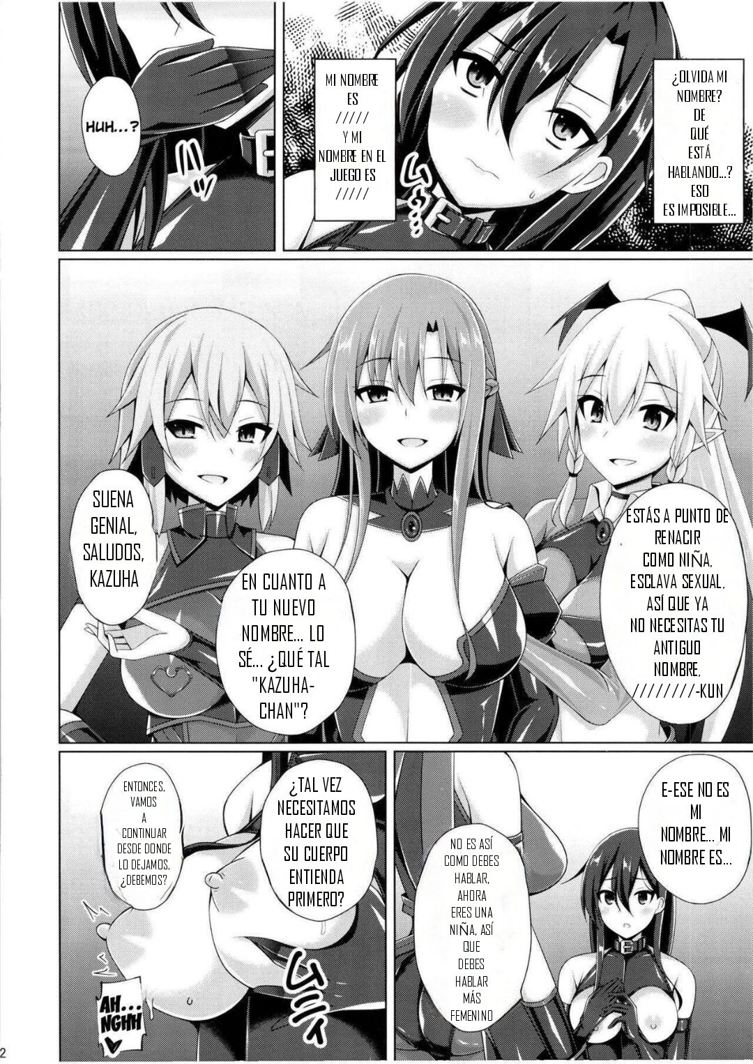 [Imitation Moon (Narumi Yuu)] Kuro no Kenshito Yobareta Ore wa mou nai... (Sword Art Online) [Spanish] [Digital] 画像番号 11