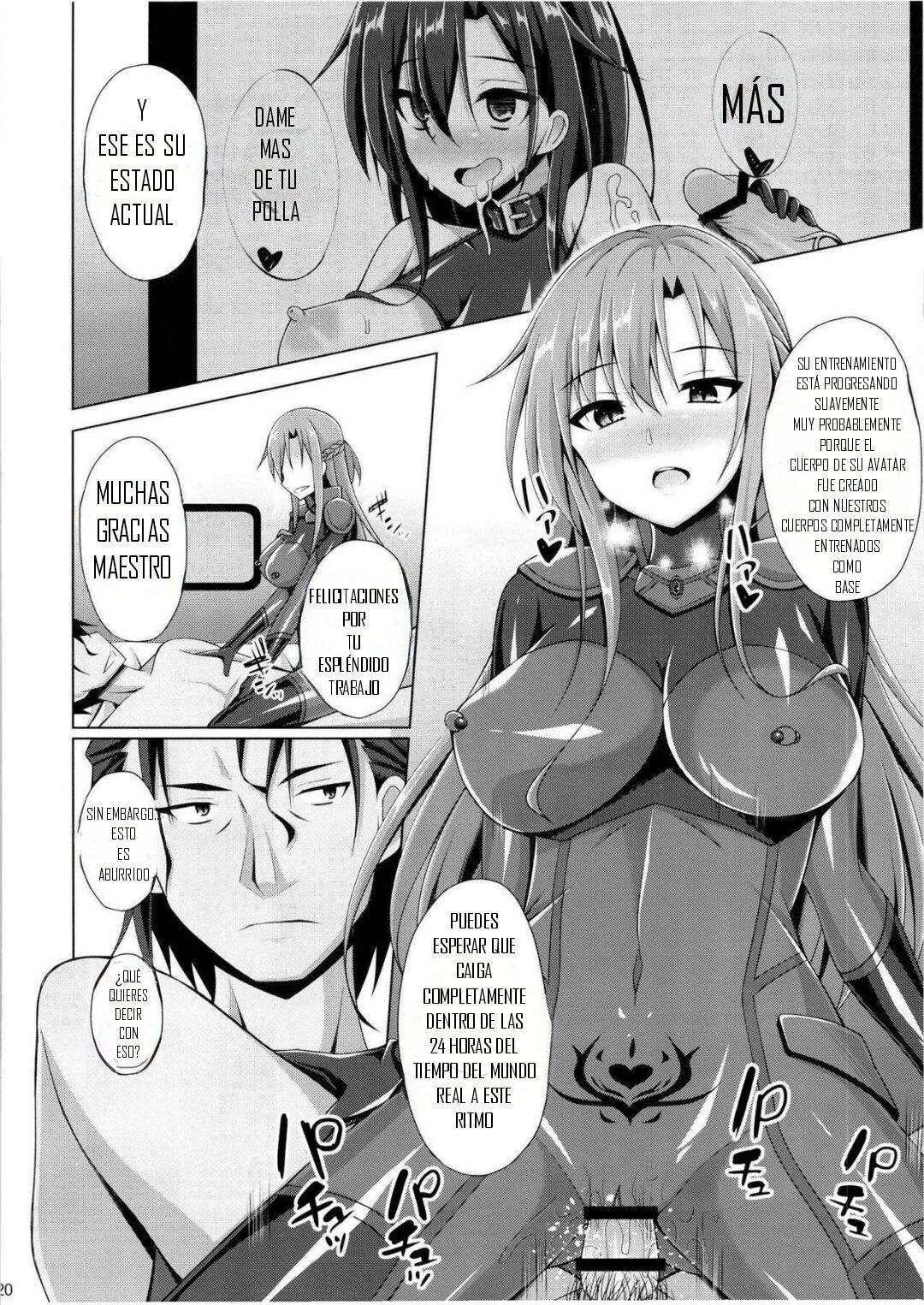 [Imitation Moon (Narumi Yuu)] Kuro no Kenshito Yobareta Ore wa mou nai... (Sword Art Online) [Spanish] [Digital] 画像番号 19