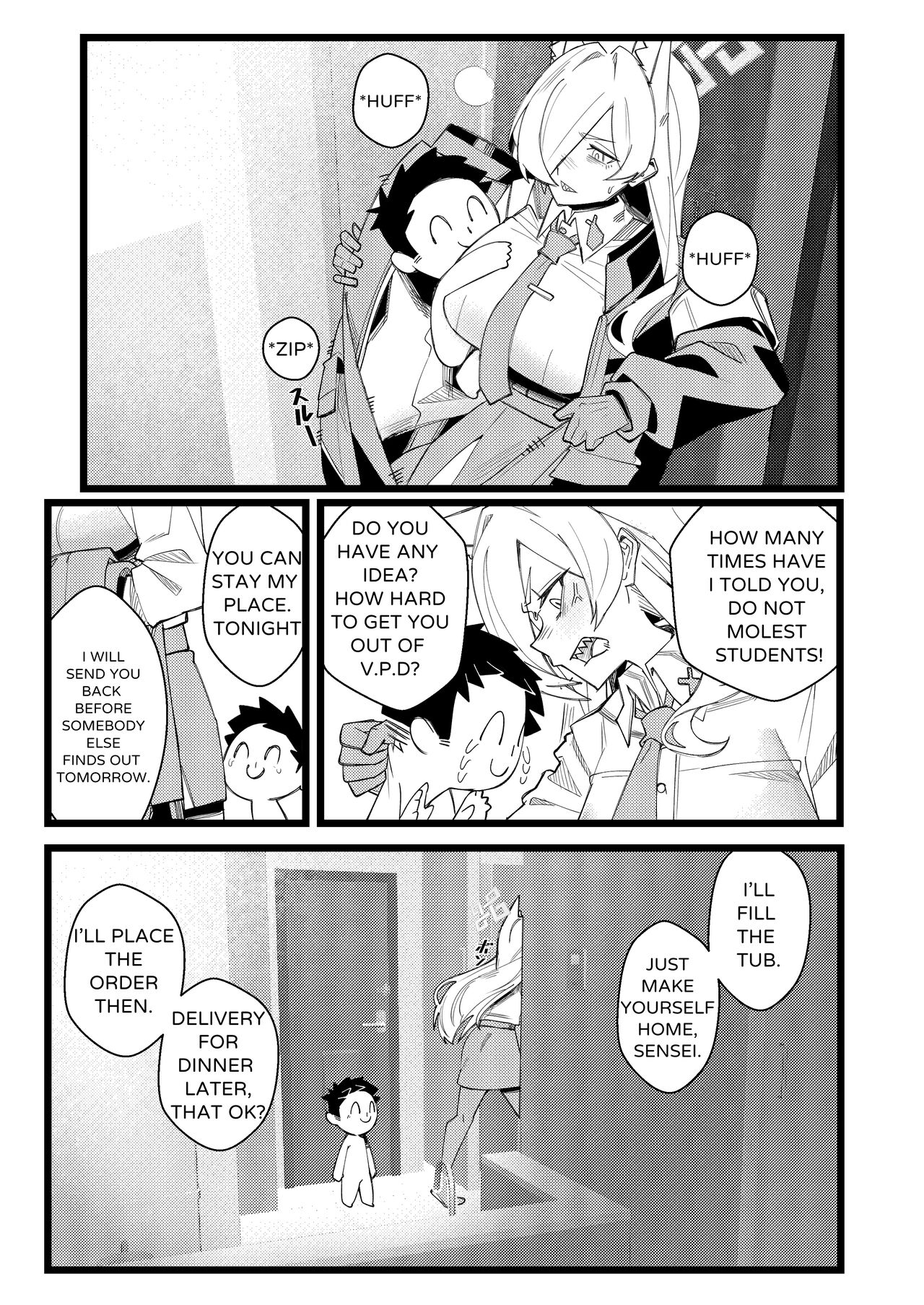 [煙宅] 尾刃局長 警紀崩壞 | Captain Ogata, Corruption of Police Discipline (ブルーアーカイブ) [英語] [DL版] numero di immagine  4