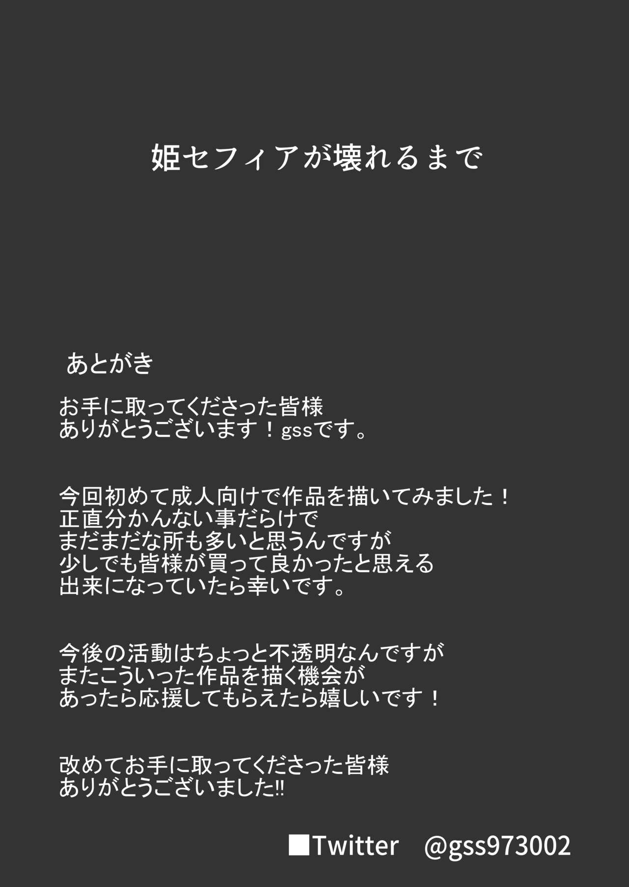 [gss] 姫セフィアが壊れるまで 画像番号 48