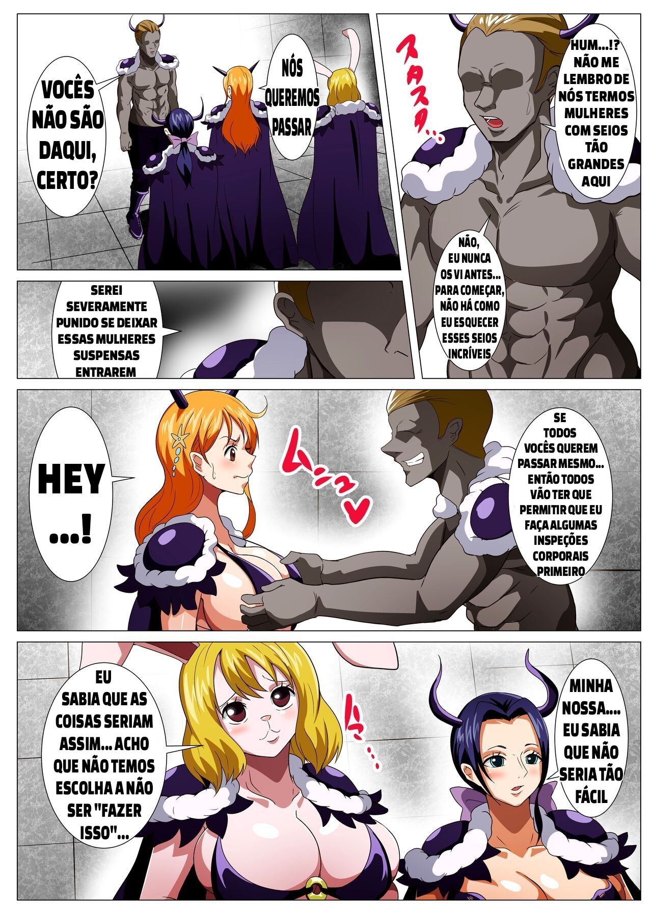 [Q Doujin] Oni Cos Ecchi (One Piece) [Portuguese-BR] 图片编号 4