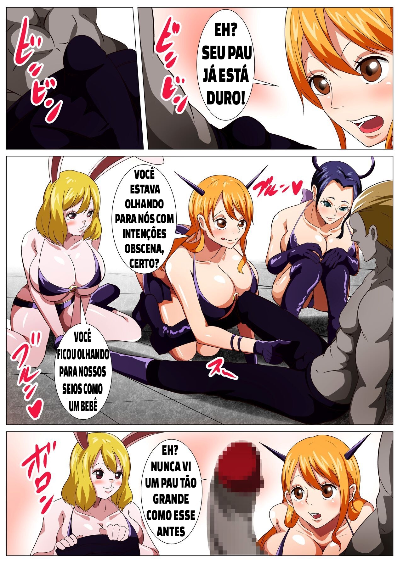 [Q Doujin] Oni Cos Ecchi (One Piece) [Portuguese-BR] 图片编号 6