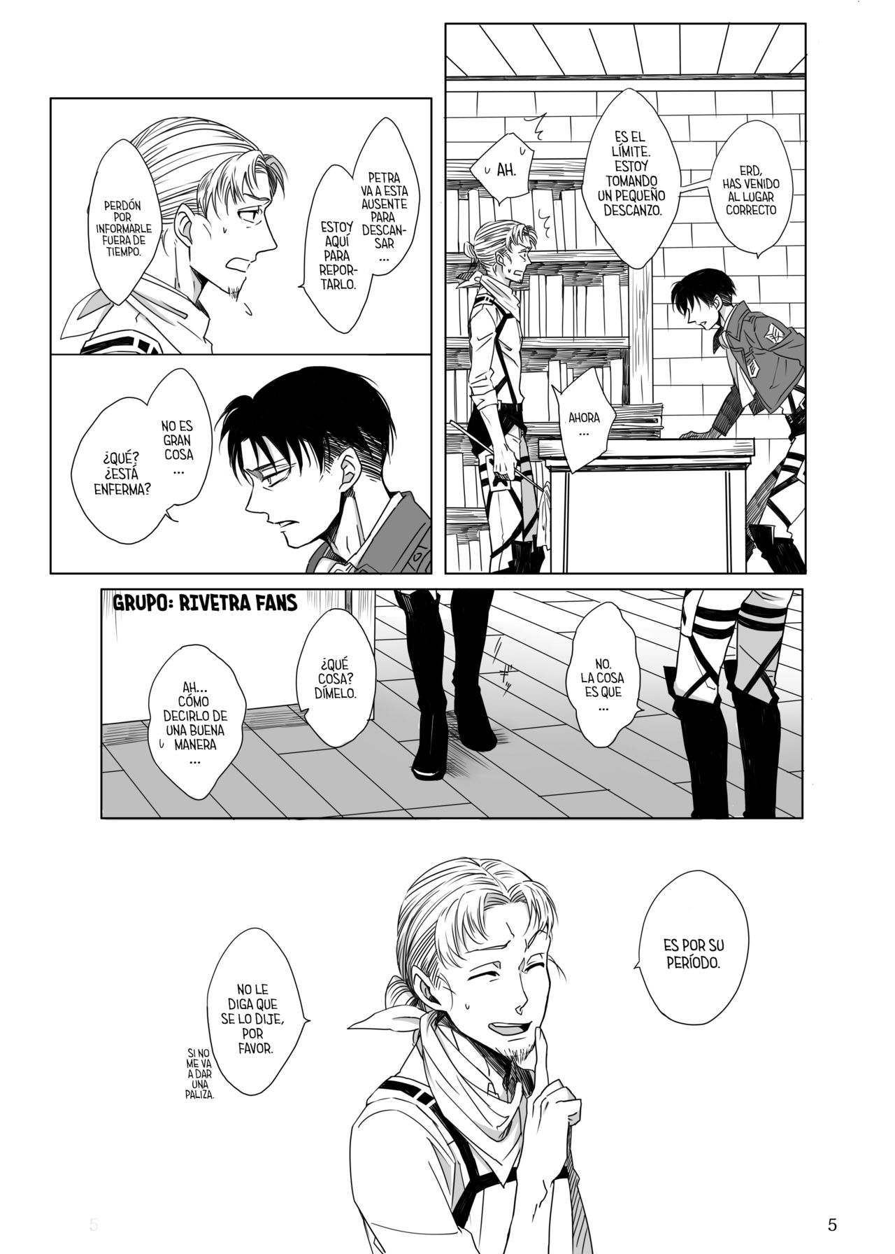 [(Ateka)] (B774978) (V3) Un momento delicado (Shingeki no Kyojin) [Spanish] [Mr. Nugget] image number 4