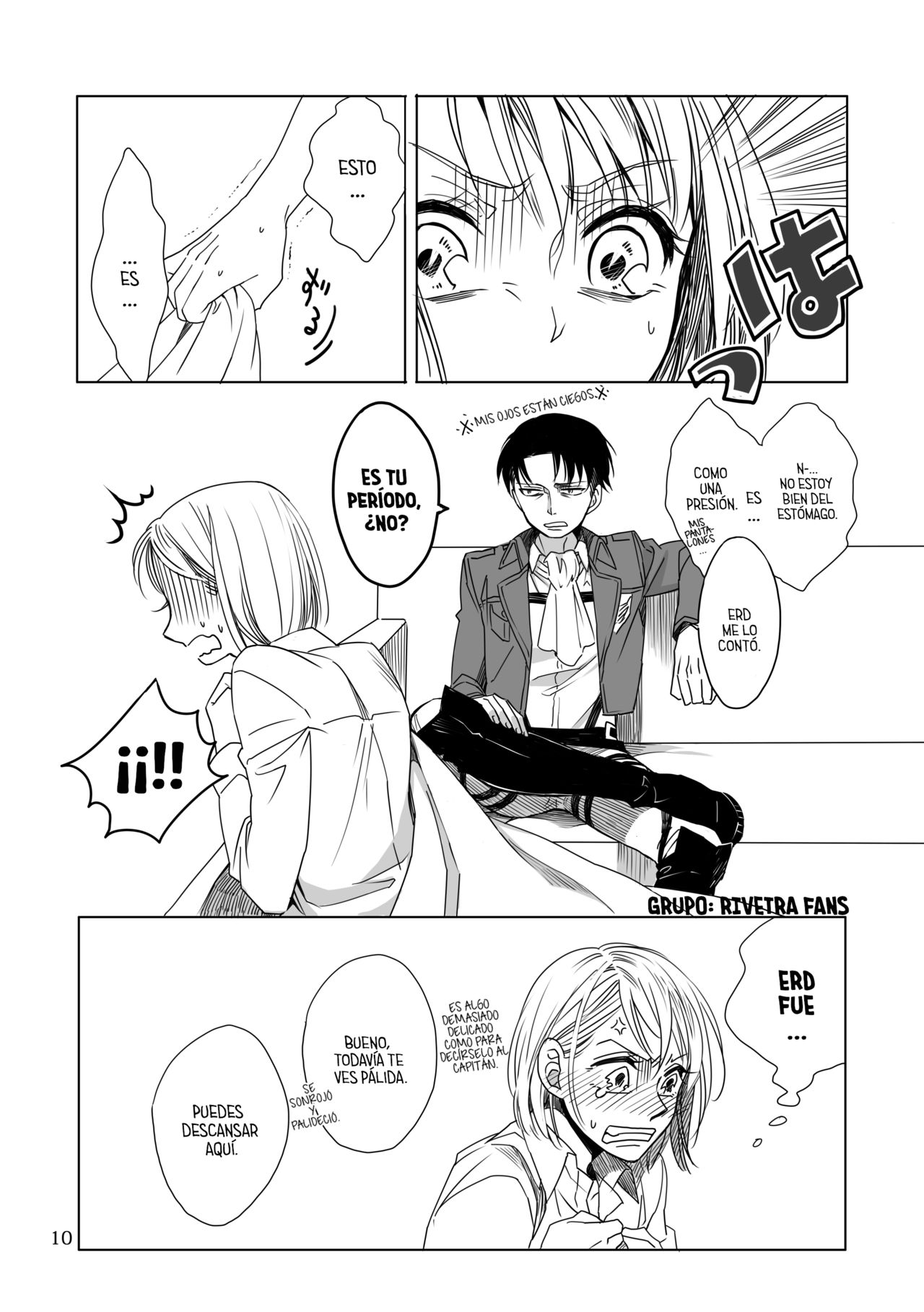 [(Ateka)] (B774978) (V3) Un momento delicado (Shingeki no Kyojin) [Spanish] [Mr. Nugget] image number 9