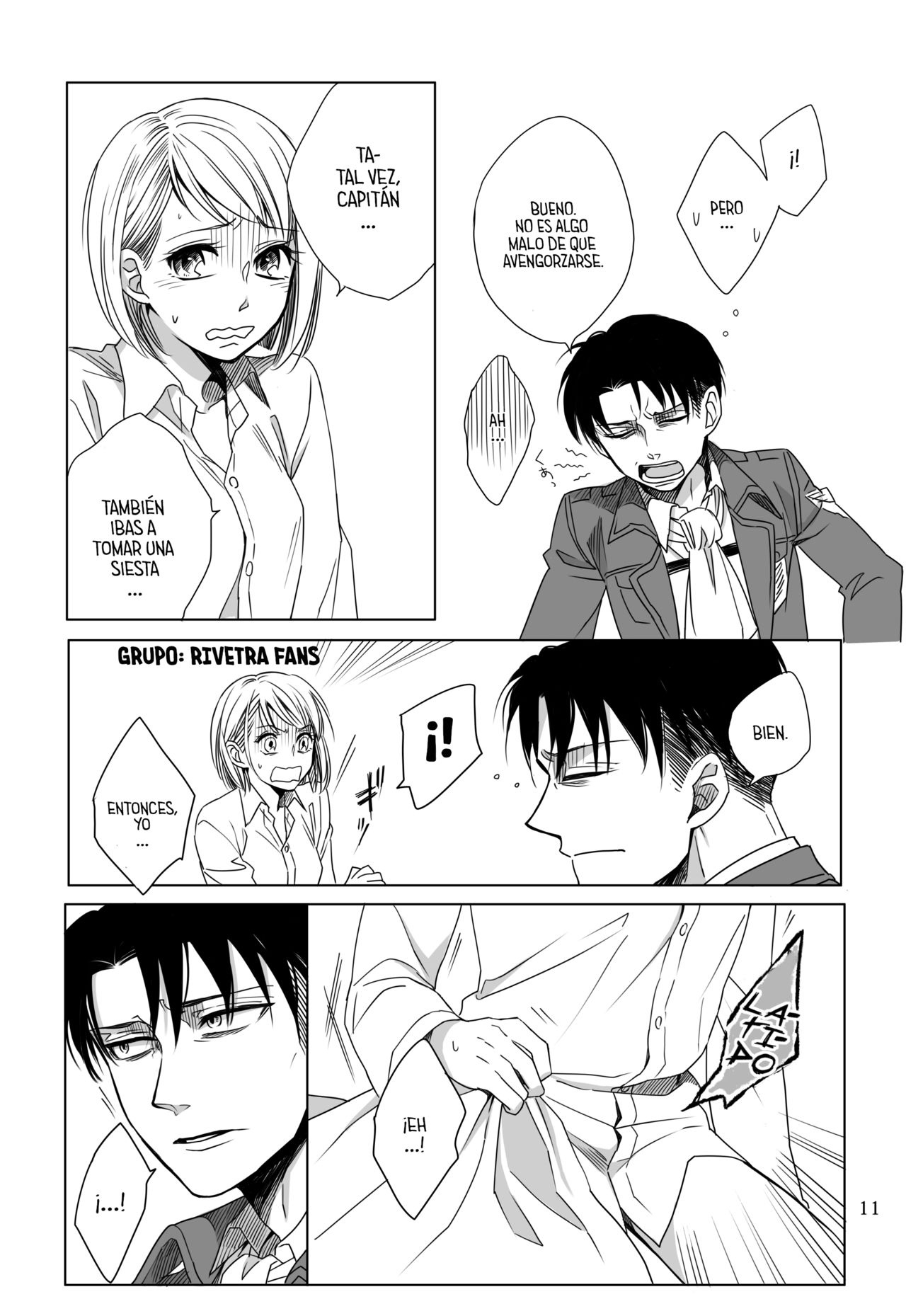 [(Ateka)] (B774978) (V3) Un momento delicado (Shingeki no Kyojin) [Spanish] [Mr. Nugget] image number 10