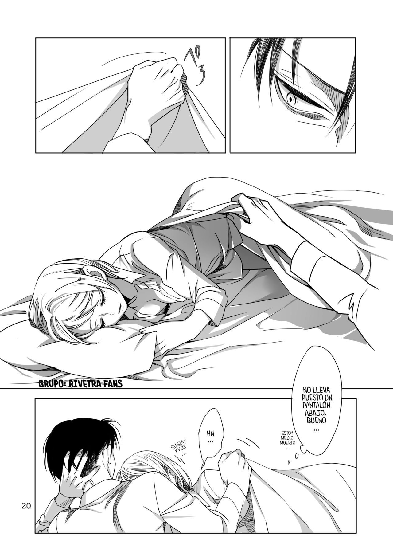 [(Ateka)] (B774978) (V3) Un momento delicado (Shingeki no Kyojin) [Spanish] [Mr. Nugget] image number 19